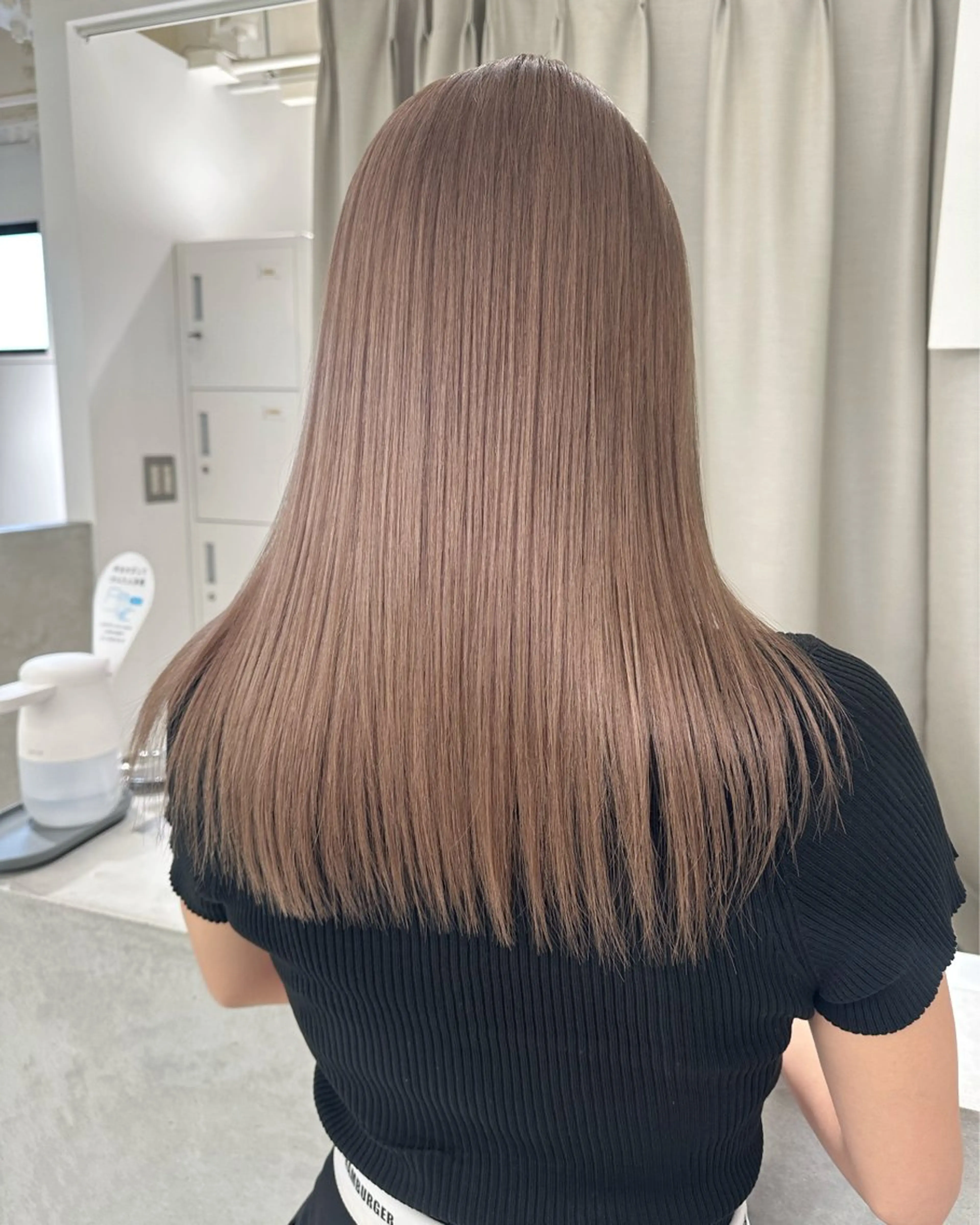 カラー バレイヤージュ ベージュカラー ブリーチ ケアブリーチ ダブルカラー okumura /ブリーチ/髪質改善のヘアスタイル