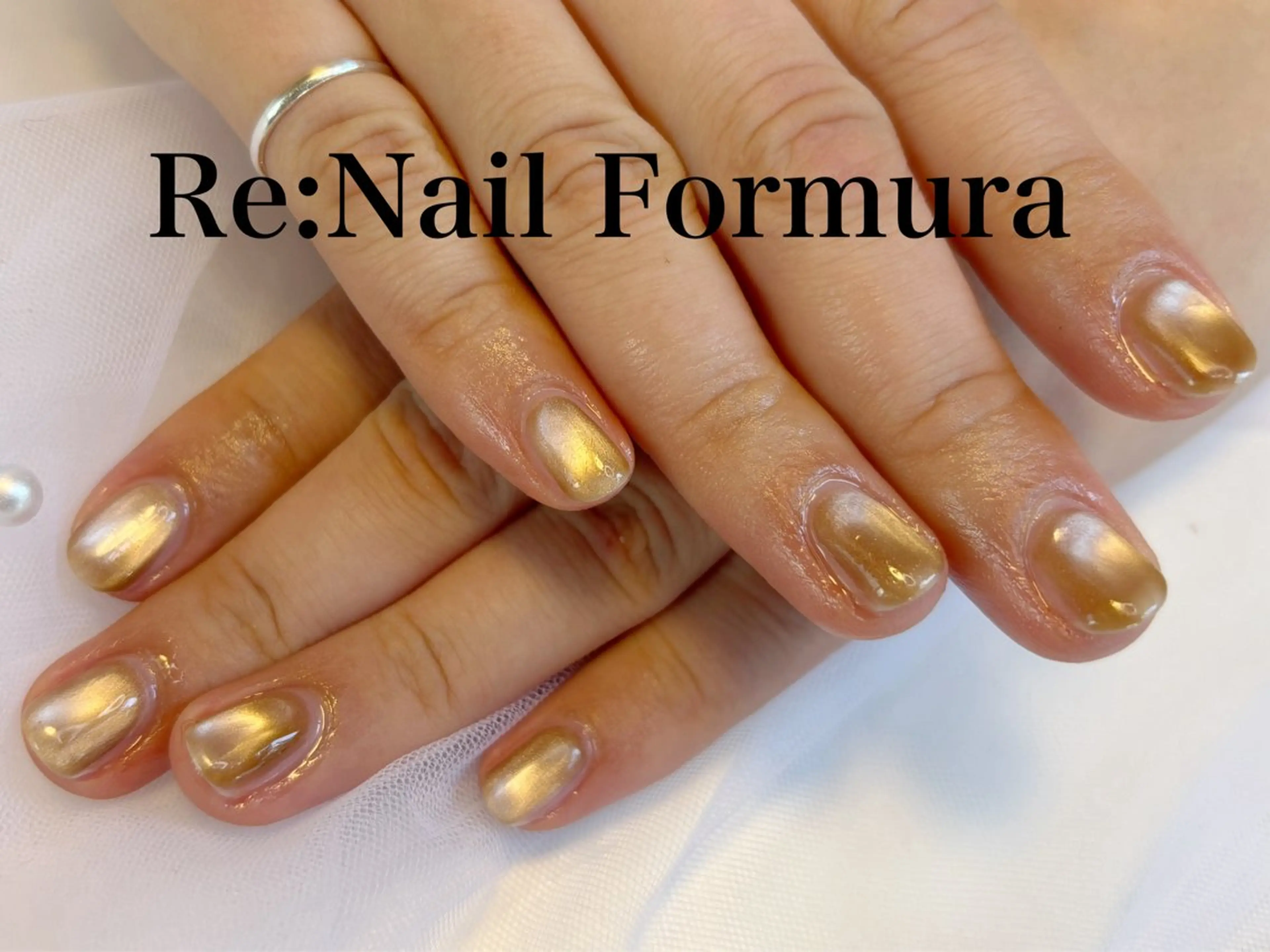 ミディアム ハンドネイル Re:Nail Formula所属・kido chieのネイルデザイン