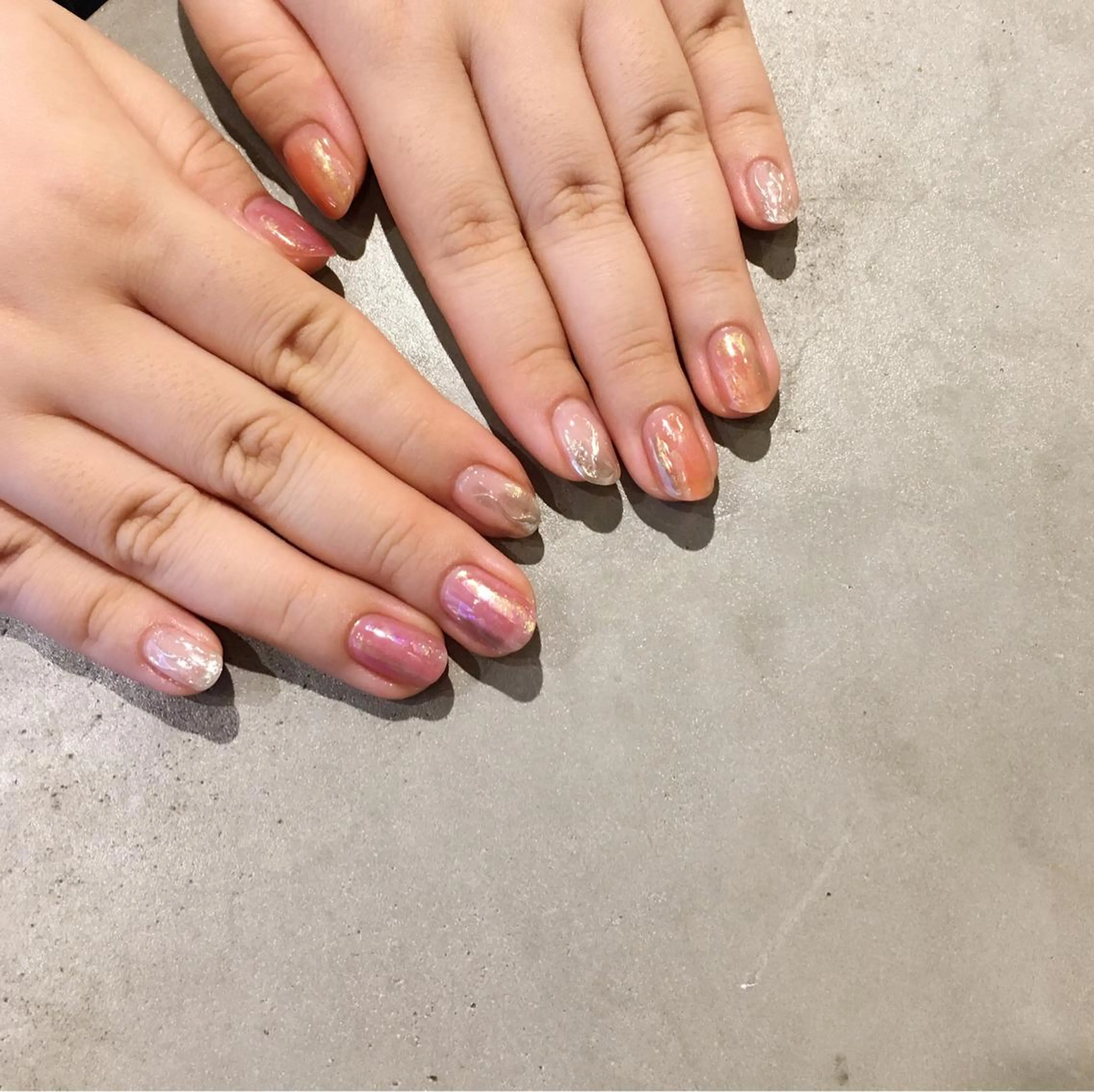 ネイル アートネイル クリアネイル ジェルネイル ニュアンスネイル ハンドネイル nail salon Soeurのネイルデザイン