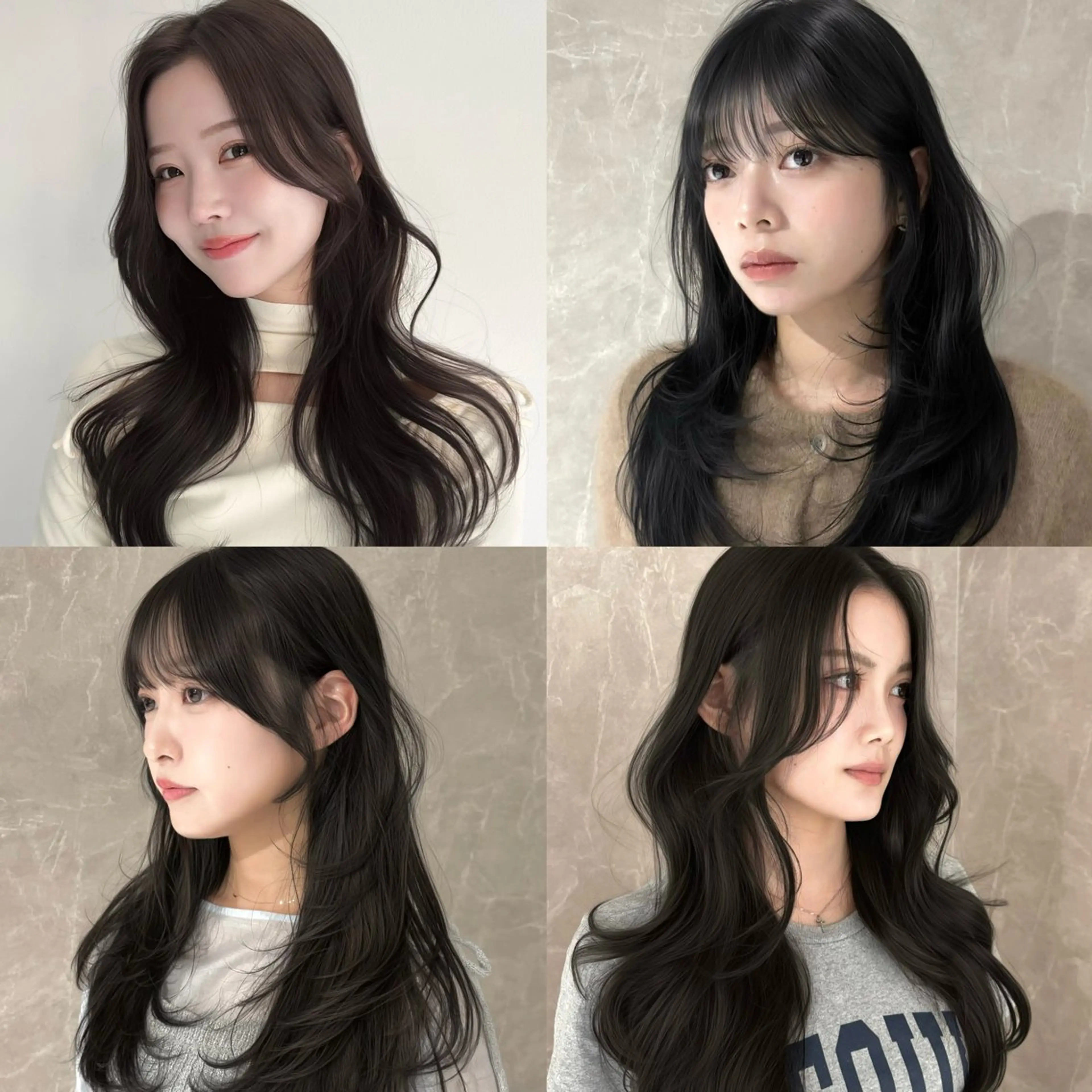 ロング くびれヘア ハッシュカット くびれレイヤー レイヤーカット カット ヘアカラー トリートメント 店長/レイヤーカット /大東悠生のヘアスタイル