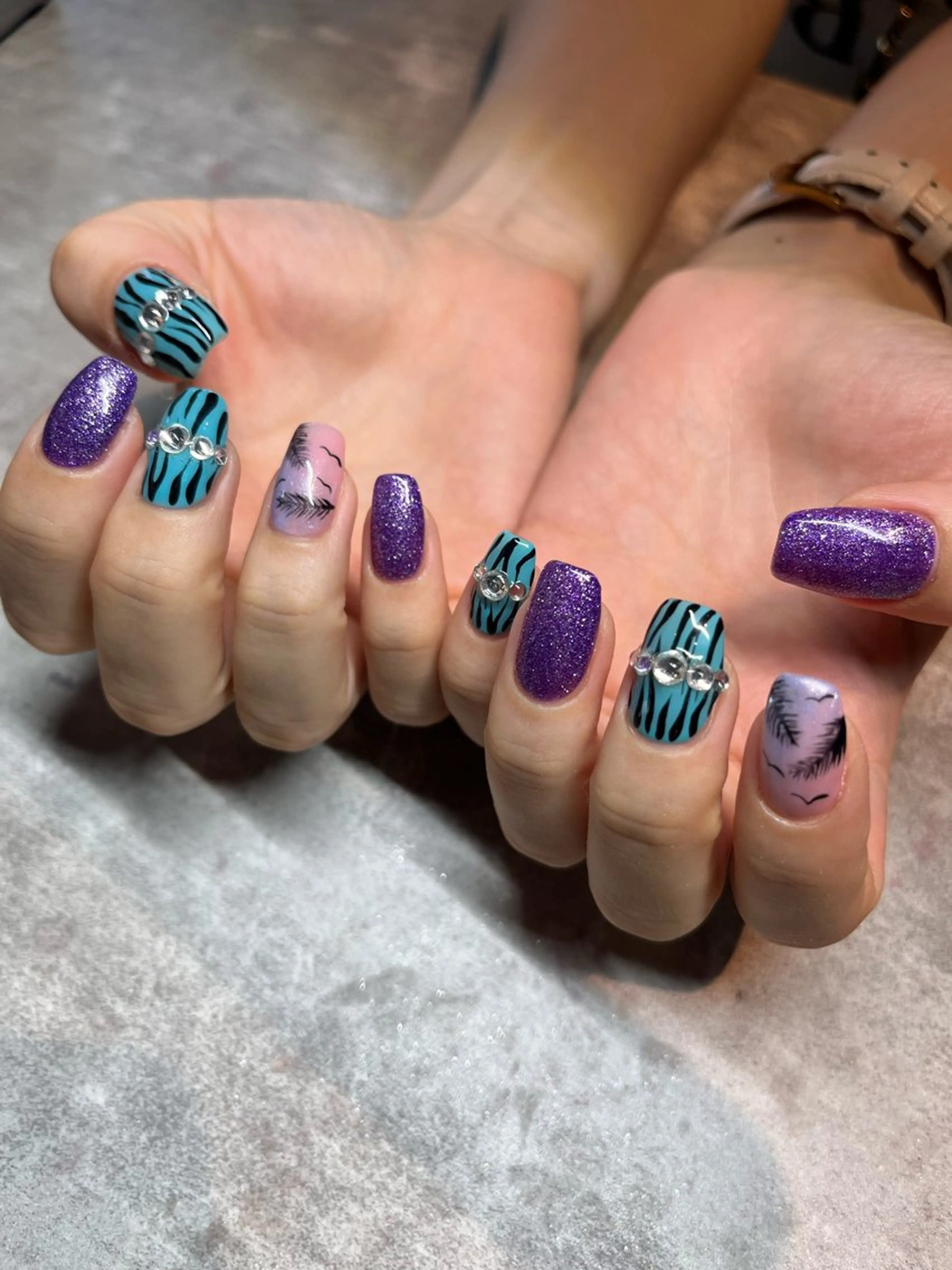 ネイル FUKA🌞 je belle 三鷹のネイルデザイン