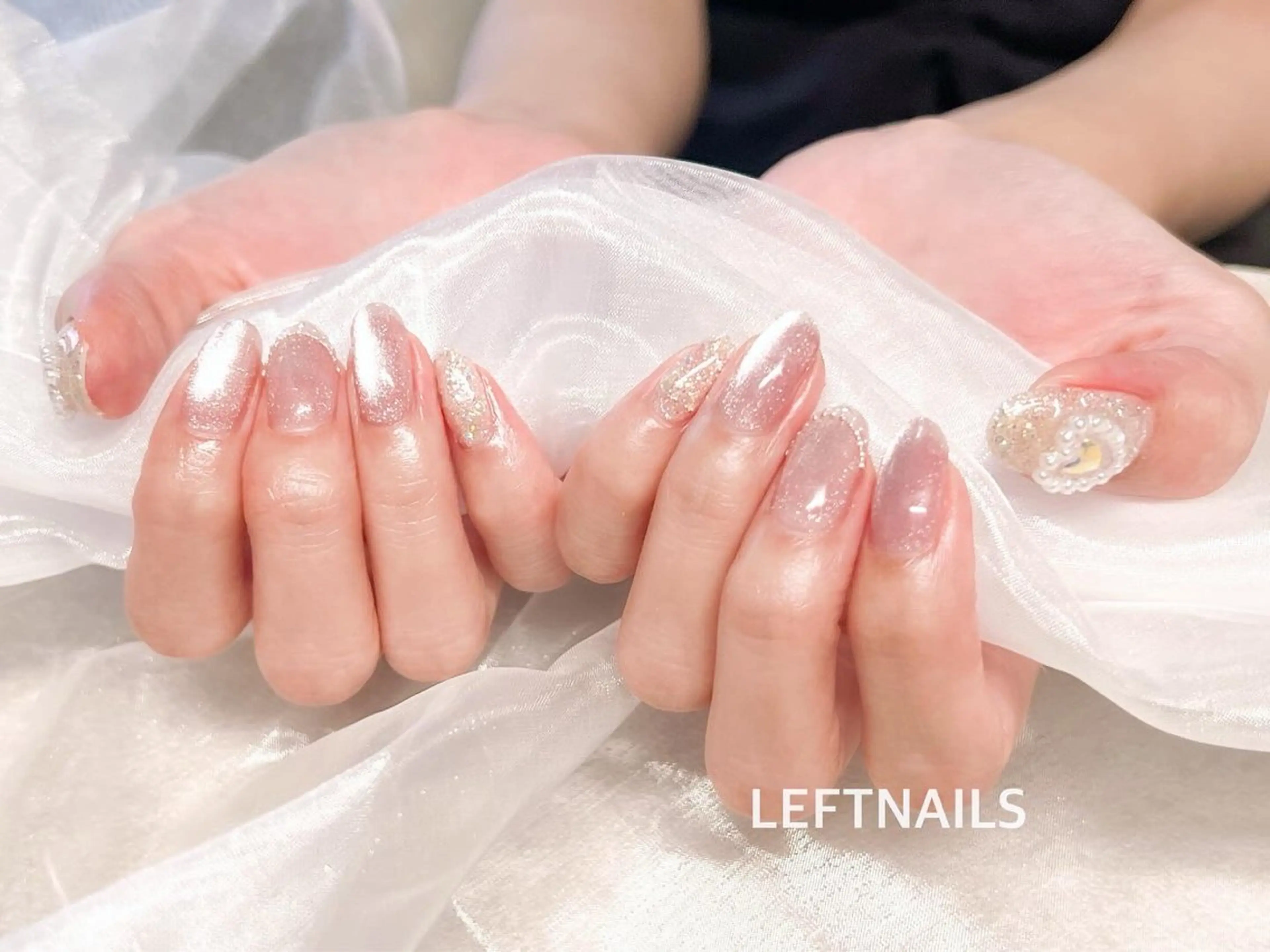ネイル 韓国ネイル LEFTNAILS フィルインニュアンスのネイルデザイン