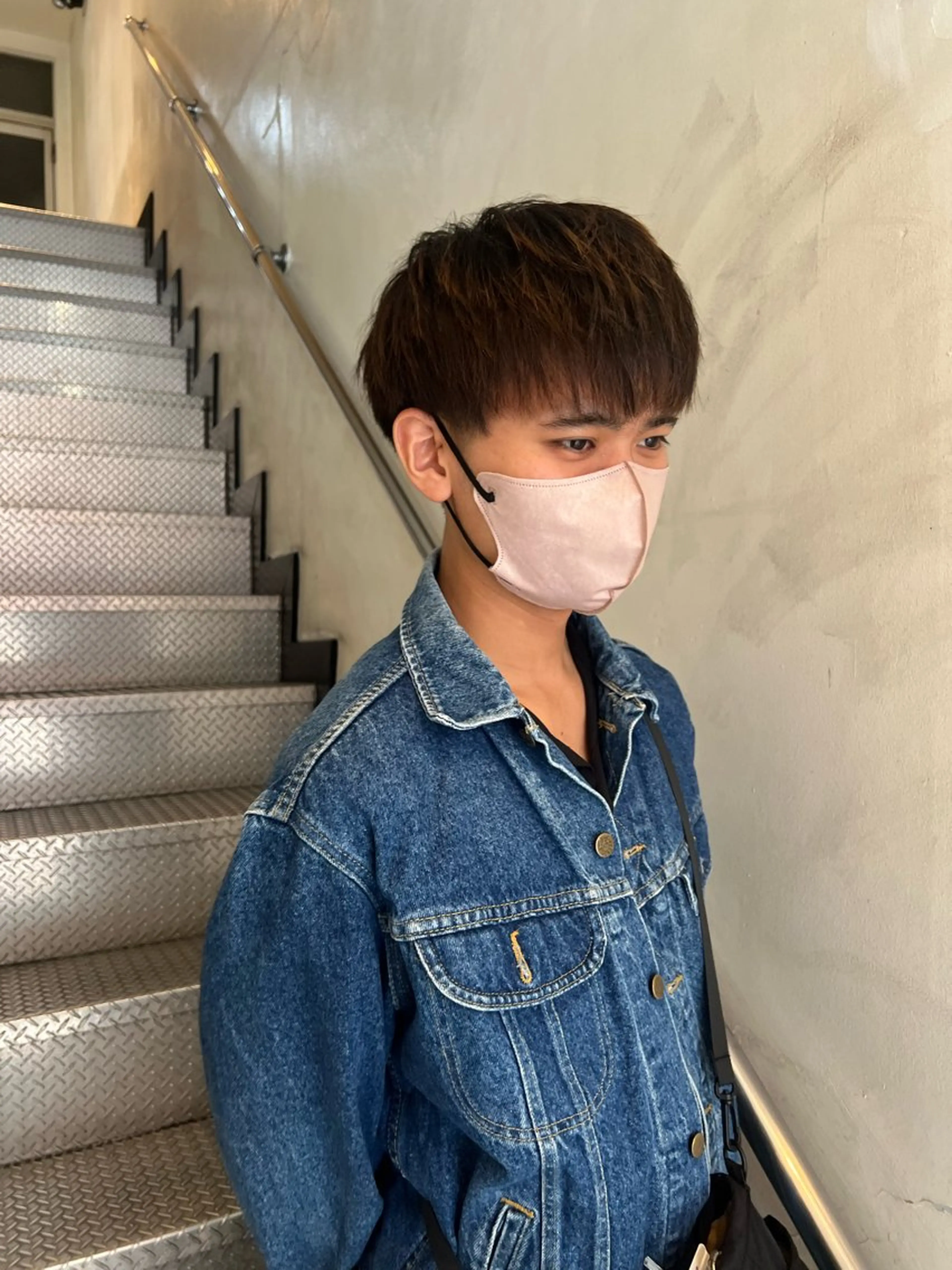 ショート カラー メンズ ヘアカラー 鹿児島 天文館 Colore凜のヘアスタイル