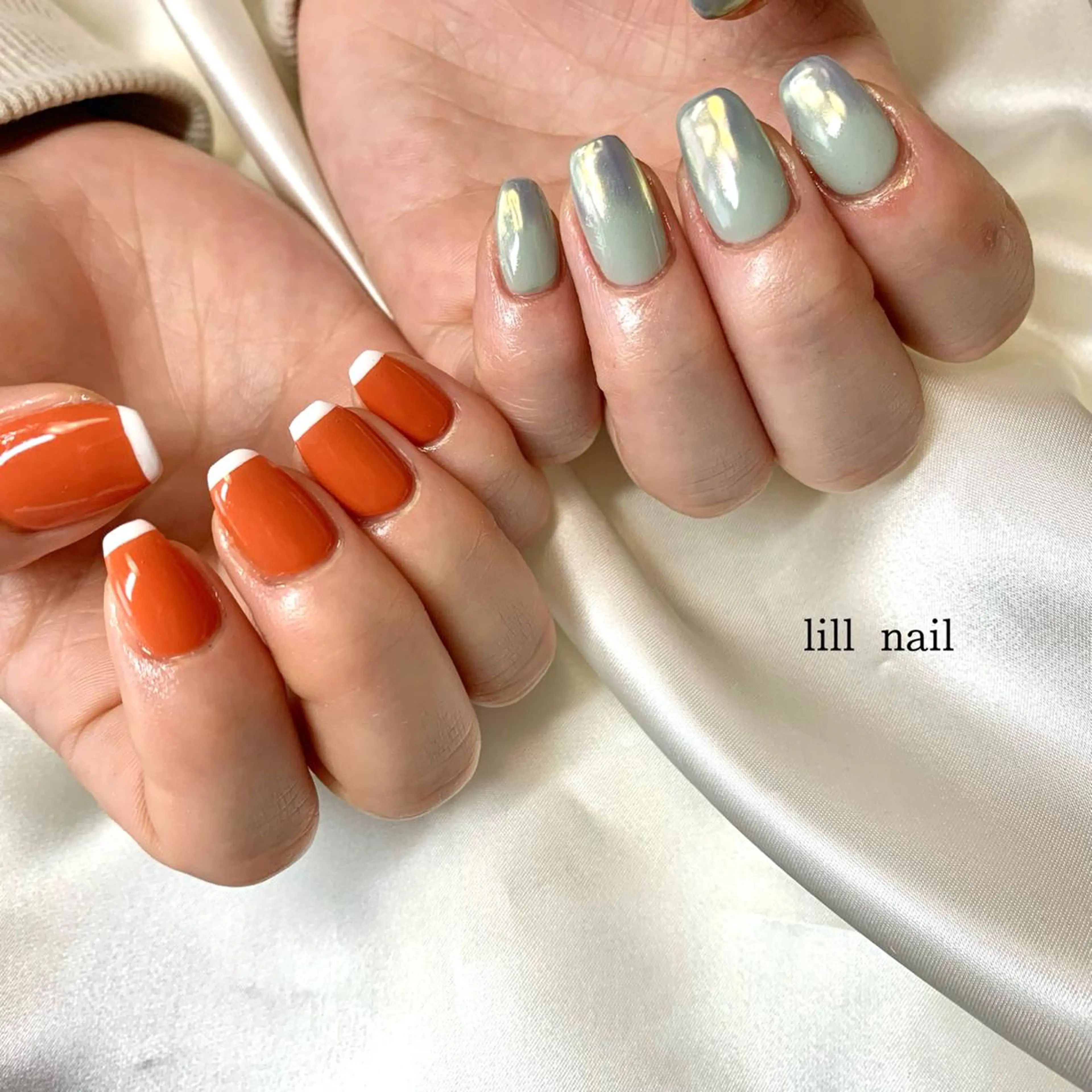 ミディアム pllia beautyのネイルデザイン