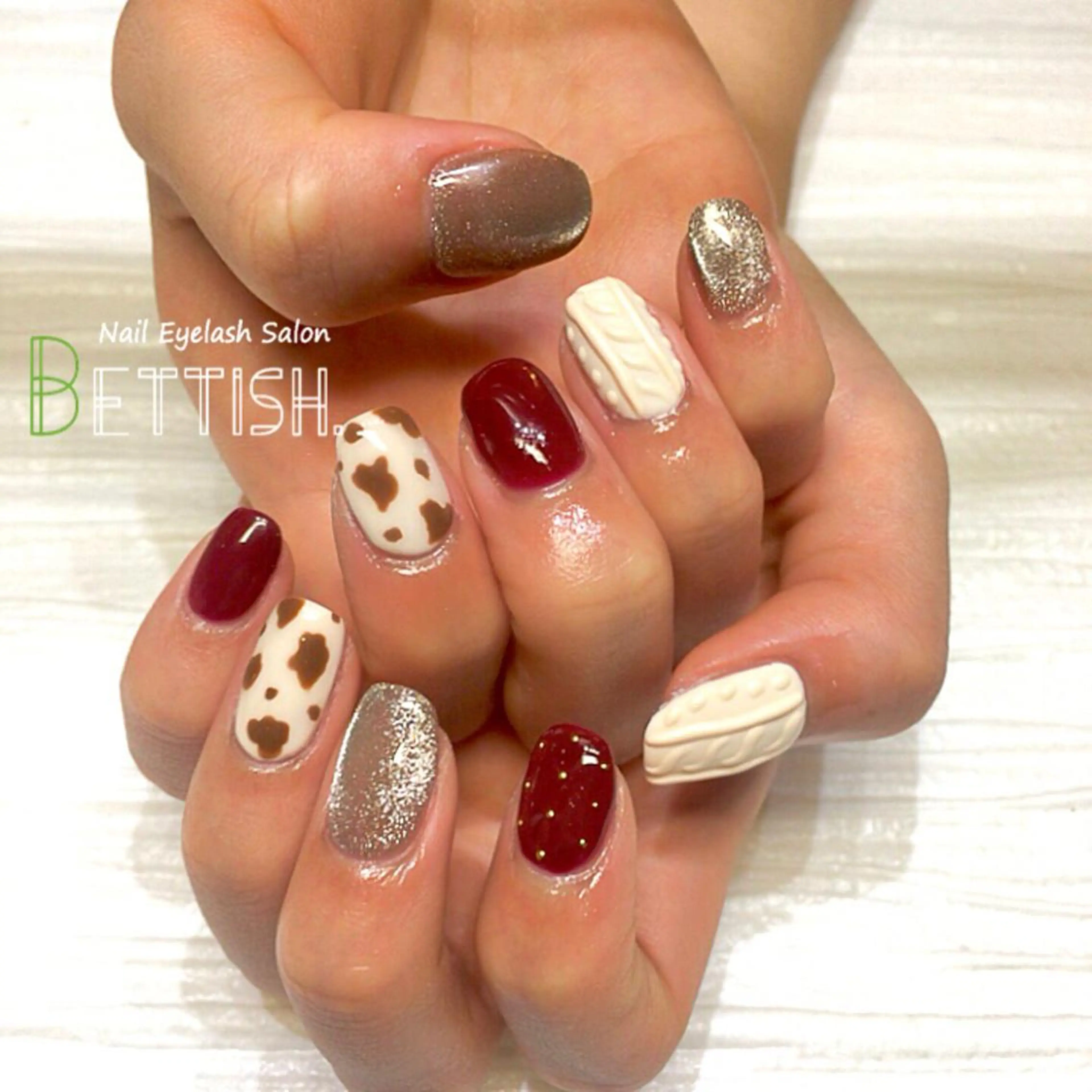 ネイル アートネイル マグネットネイル 持ち込み BETTISH. KUMIKO☺︎︎のネイルデザイン