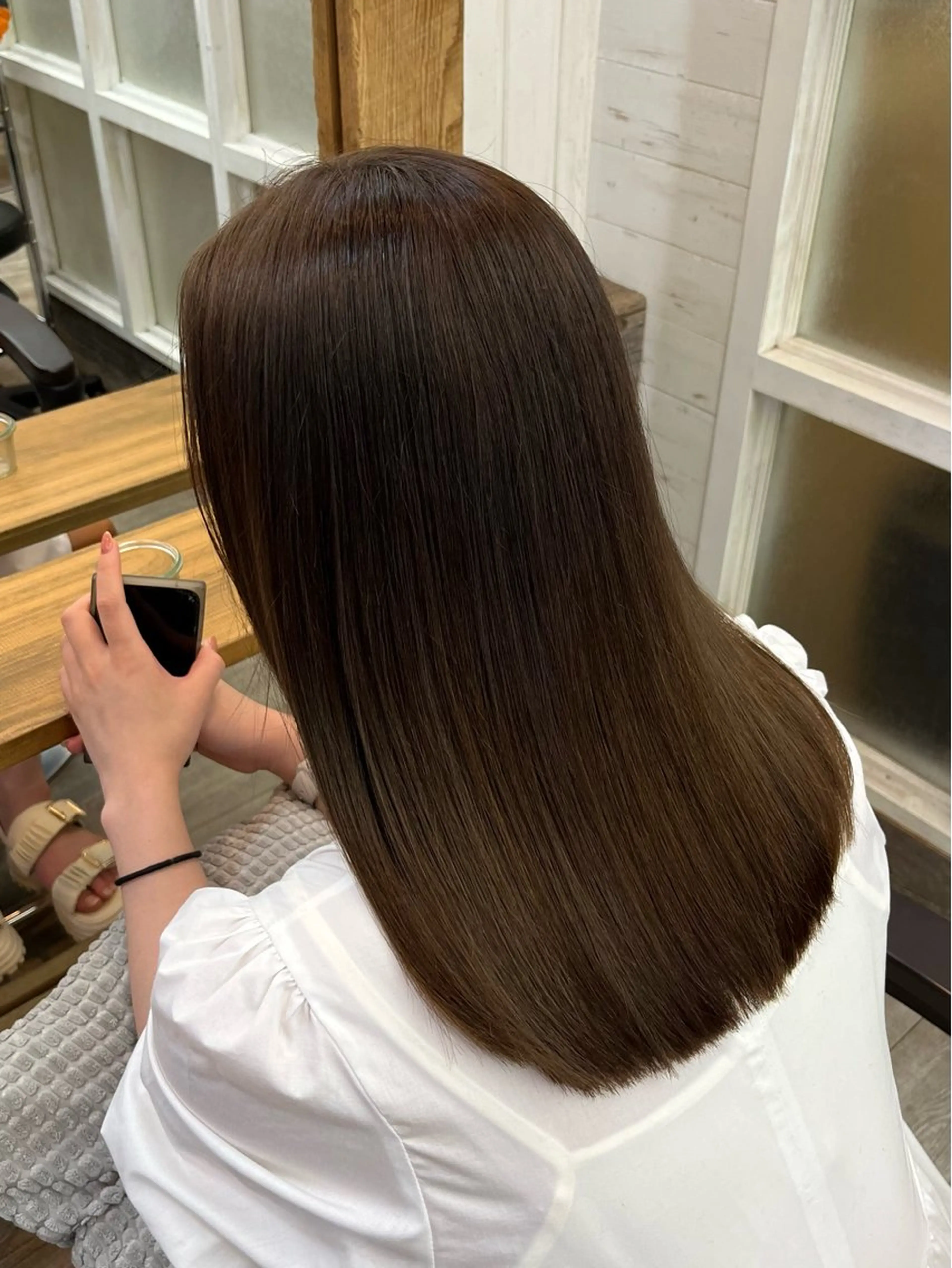 セミロング 酸性ストレート 🦋レイヤー職人 猪瀬玲奈🦋のヘアスタイル