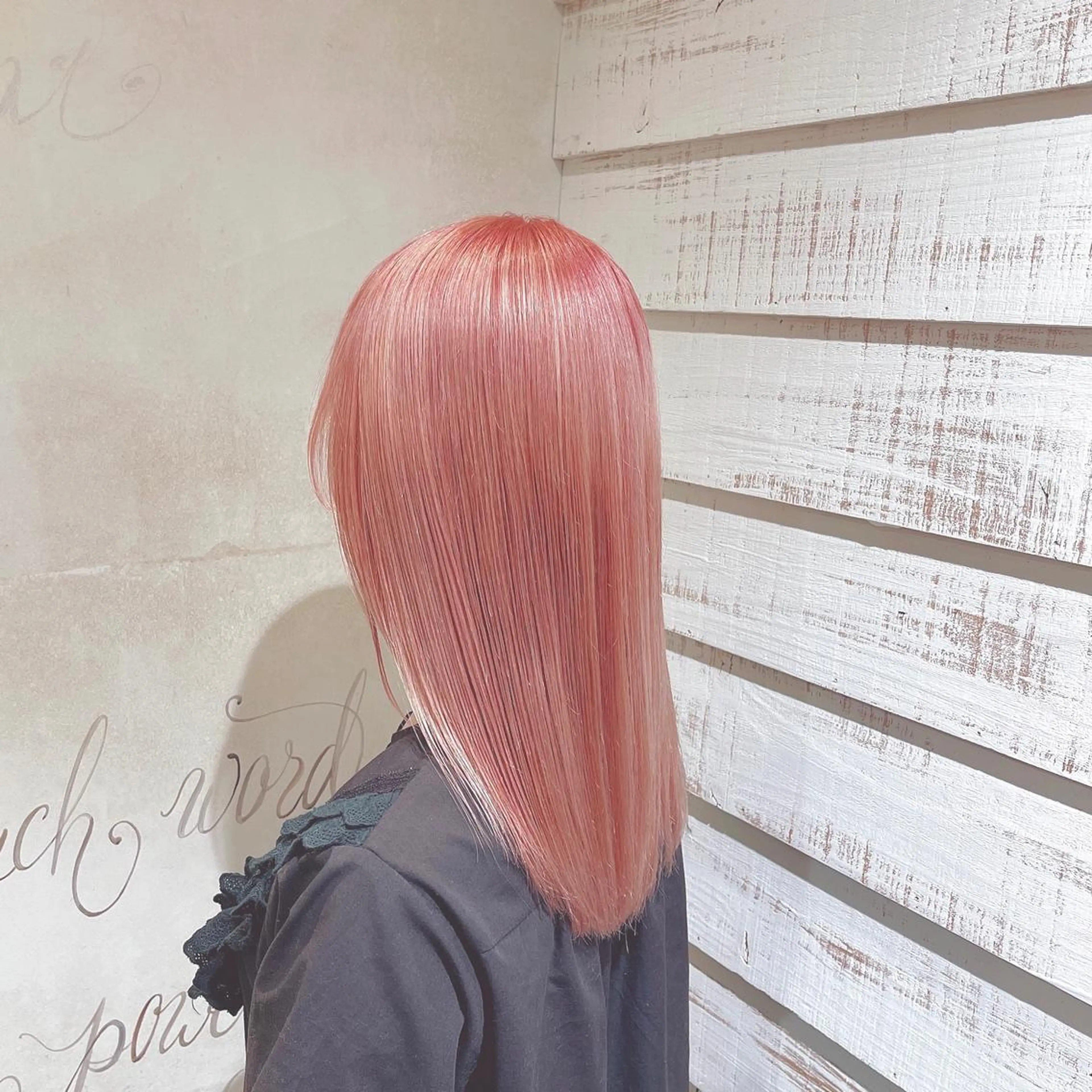 セミロング カラー トリートメント MINX所属・🌈モテるベージュ カラー💕成島 宙のヘアスタイル