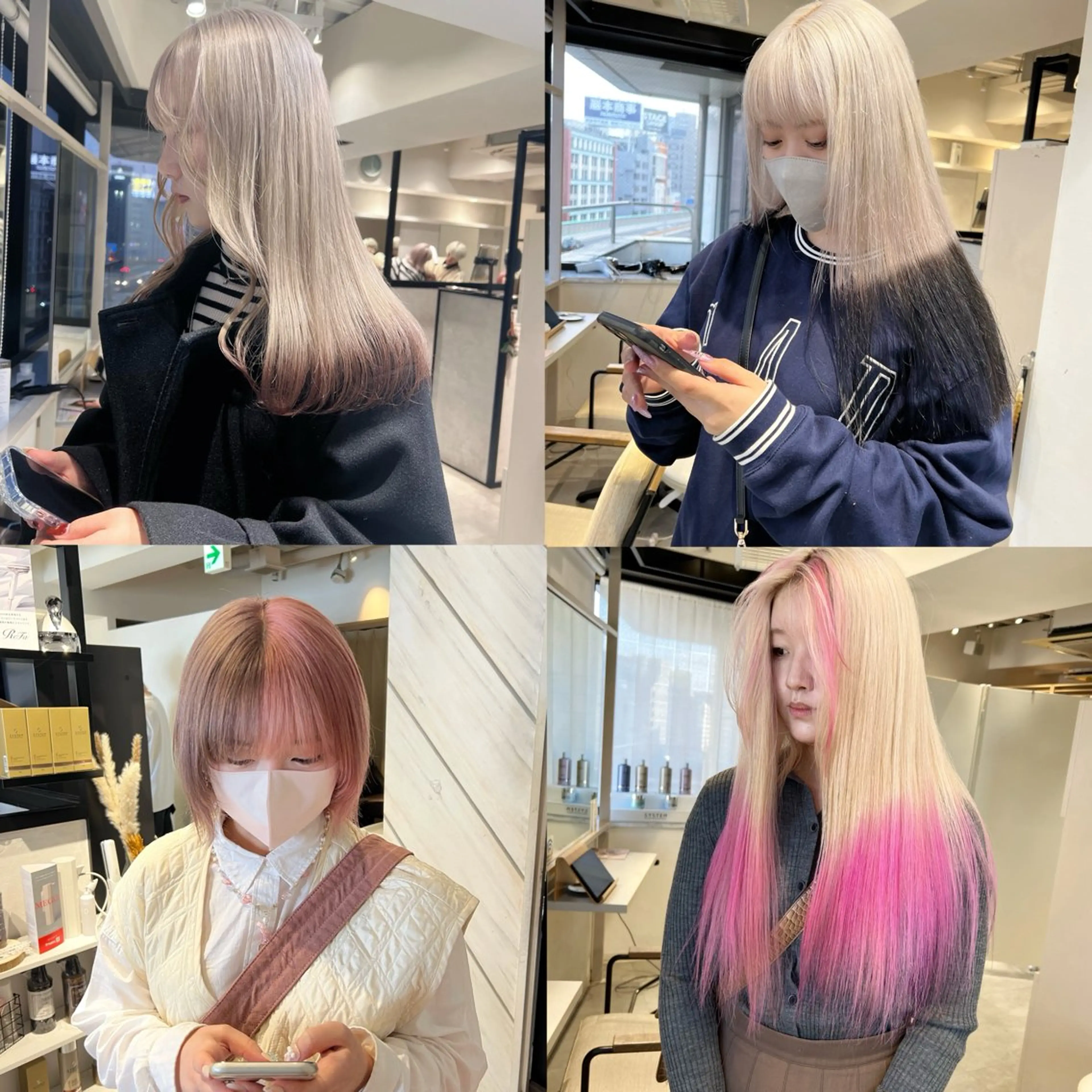 ミディアム デザイン🥇複雑履歴 ハイトーン特化のヘアスタイル