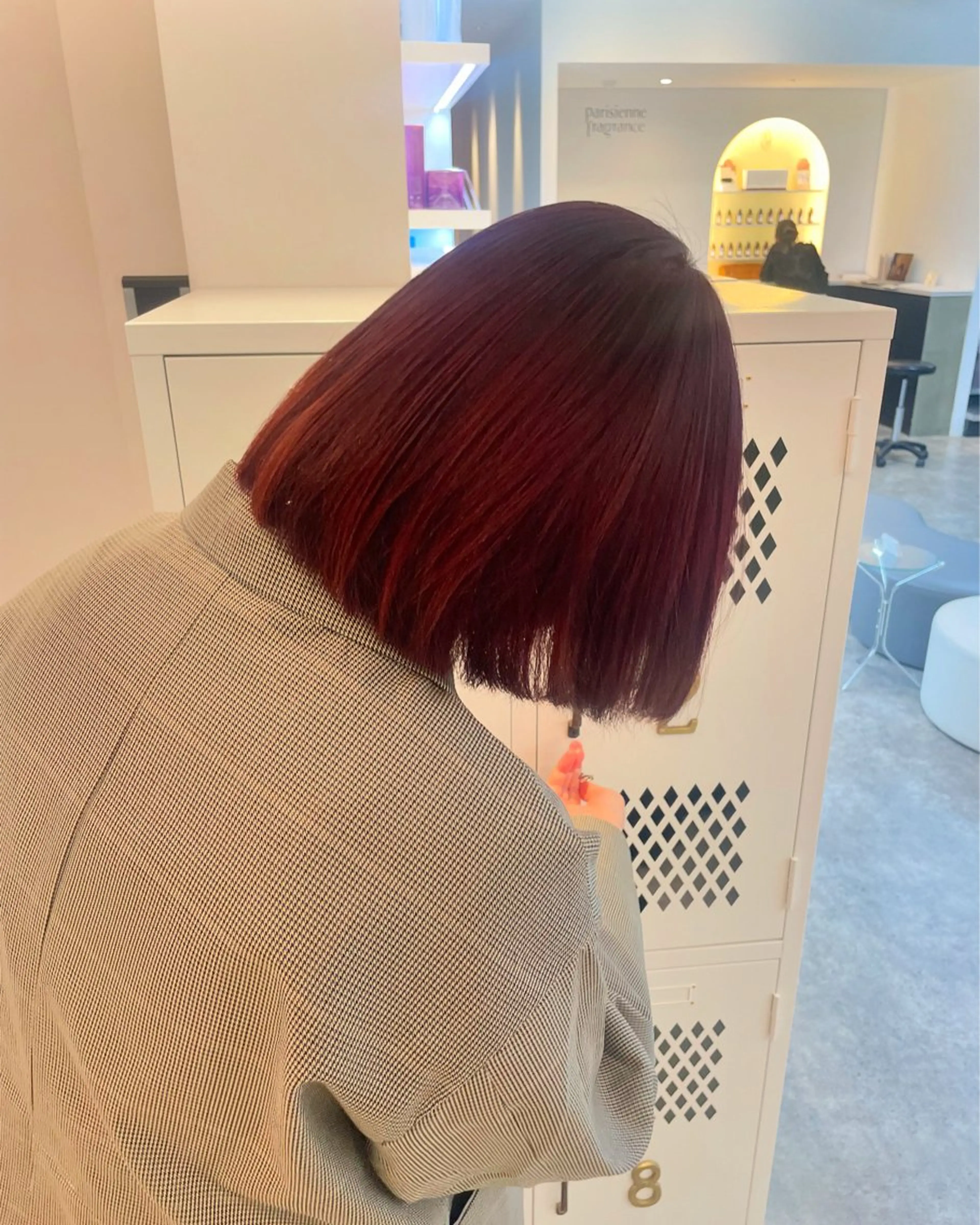 カラー 札幌クロスパーマ /🎀柴田ひな🎀のヘアスタイル