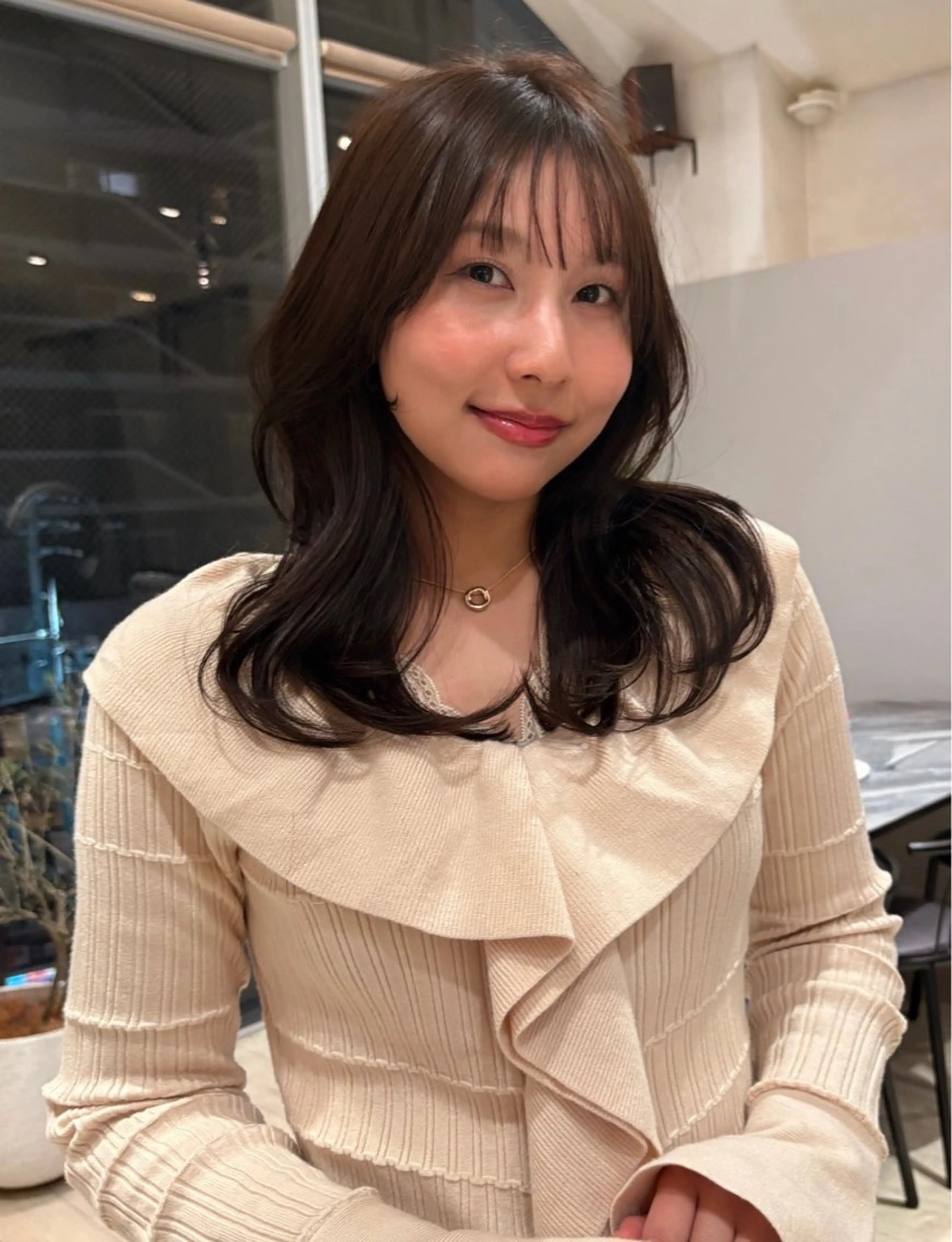 セミロング セミロングパーマ ボブ 髪質改善 韓国風ヘア レイヤーカット ピカイチ天神× M.SLASH所属・天神大名抜け感パーマ ラフパーマのその他イメージ