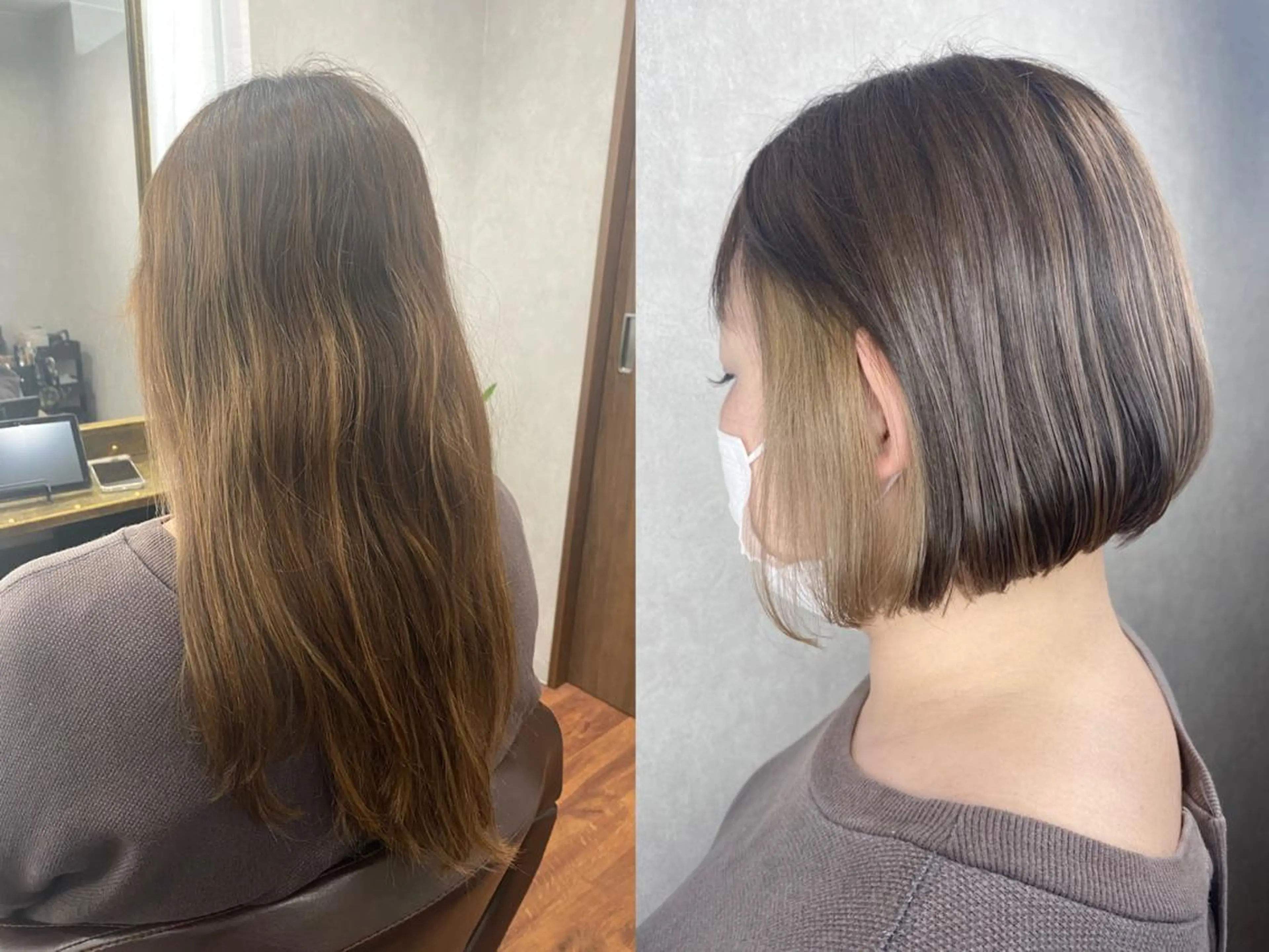 ミディアム カット ヘアカラー _White所属・ＳＨＩ ＺＵのヘアスタイル