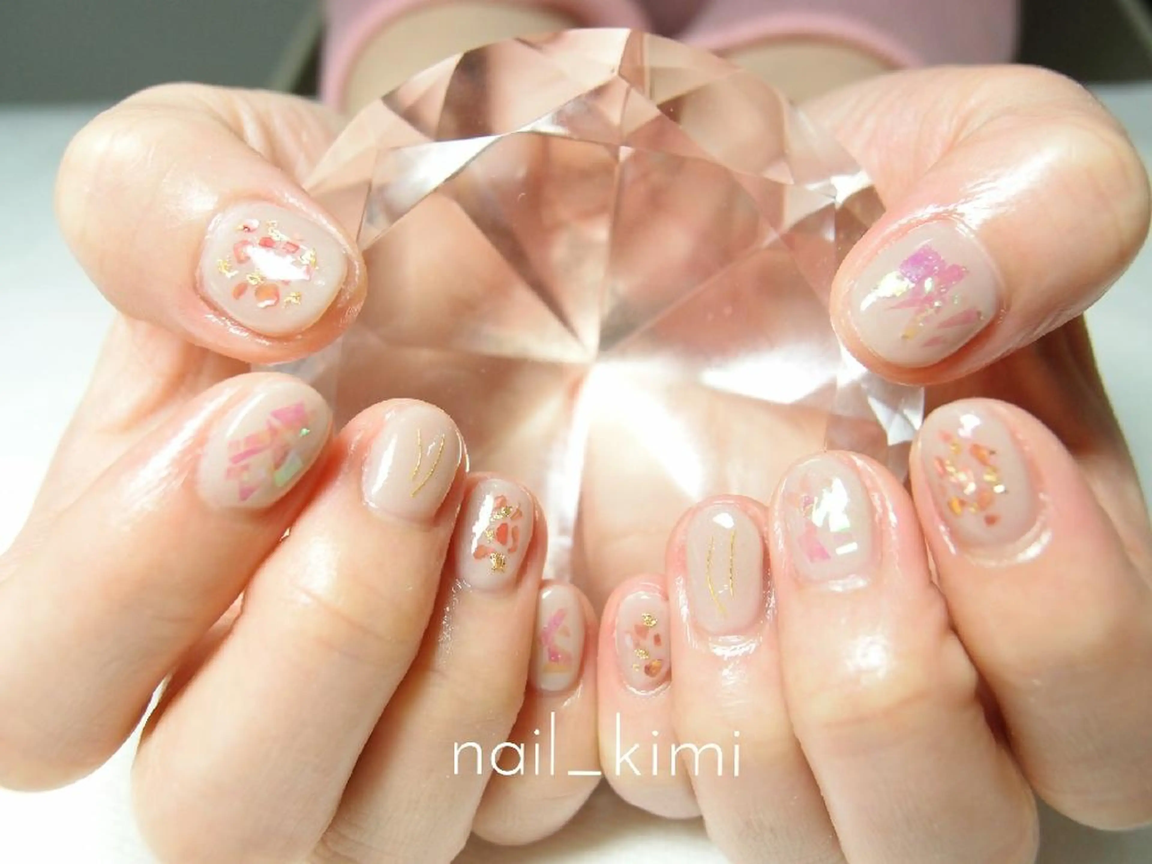 ネイル アートネイル ワンカラーネイル ConneQt所属・ETHOSENSE. kimikaのネイルデザイン