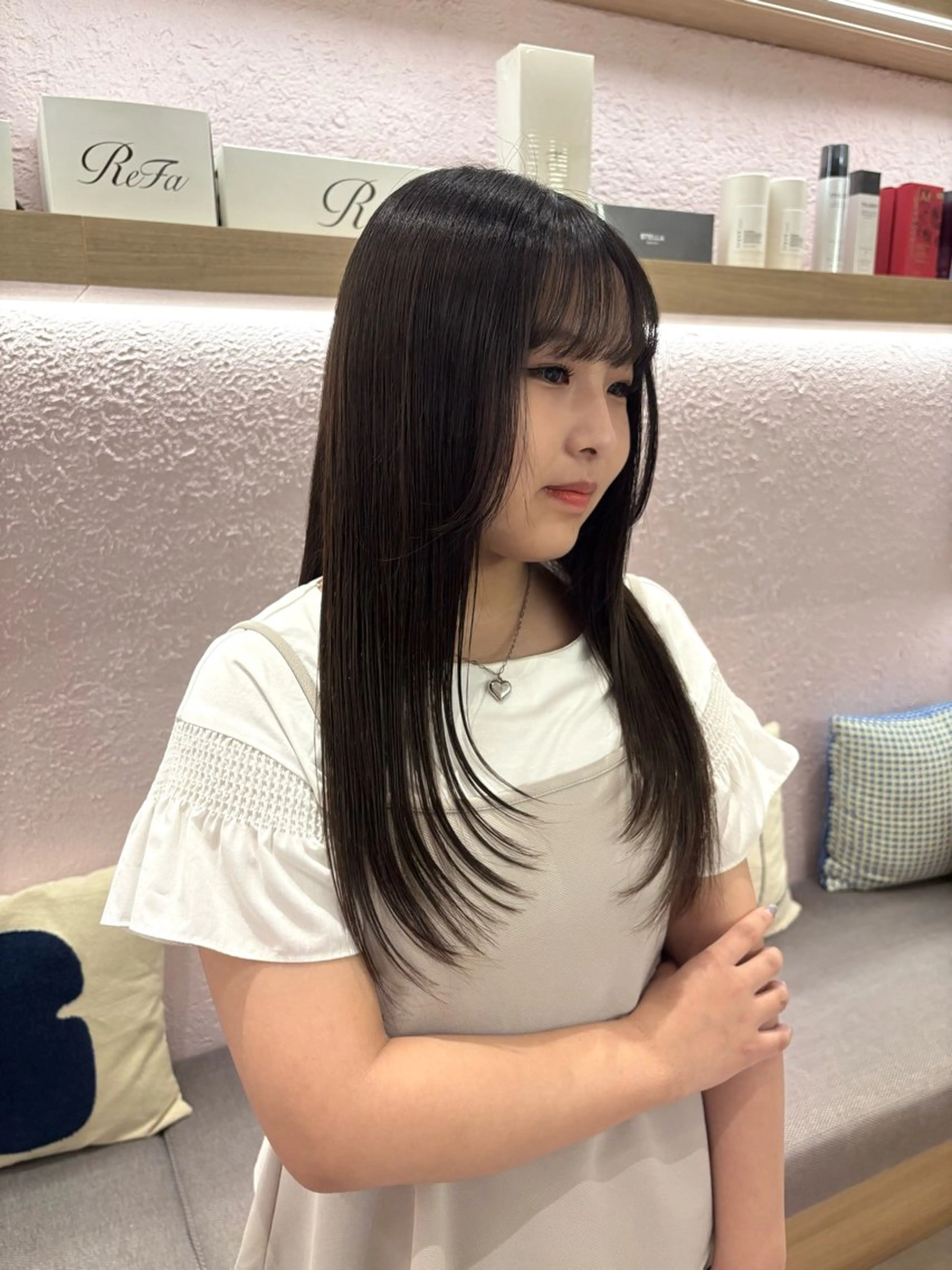 お顔周りレイヤーカット🎀の写真