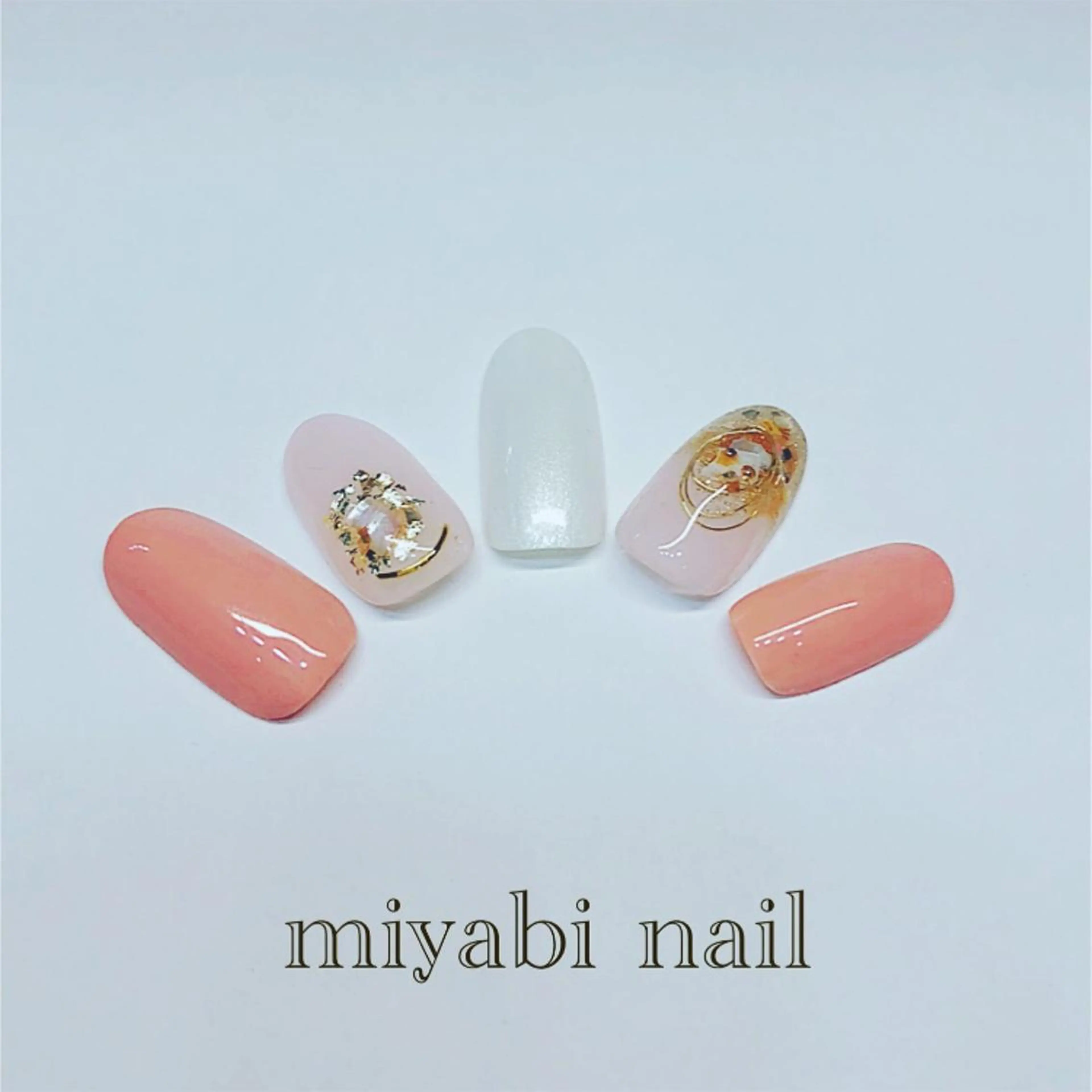 ネイル miyabi nail 桂川駅近くのネイルデザイン