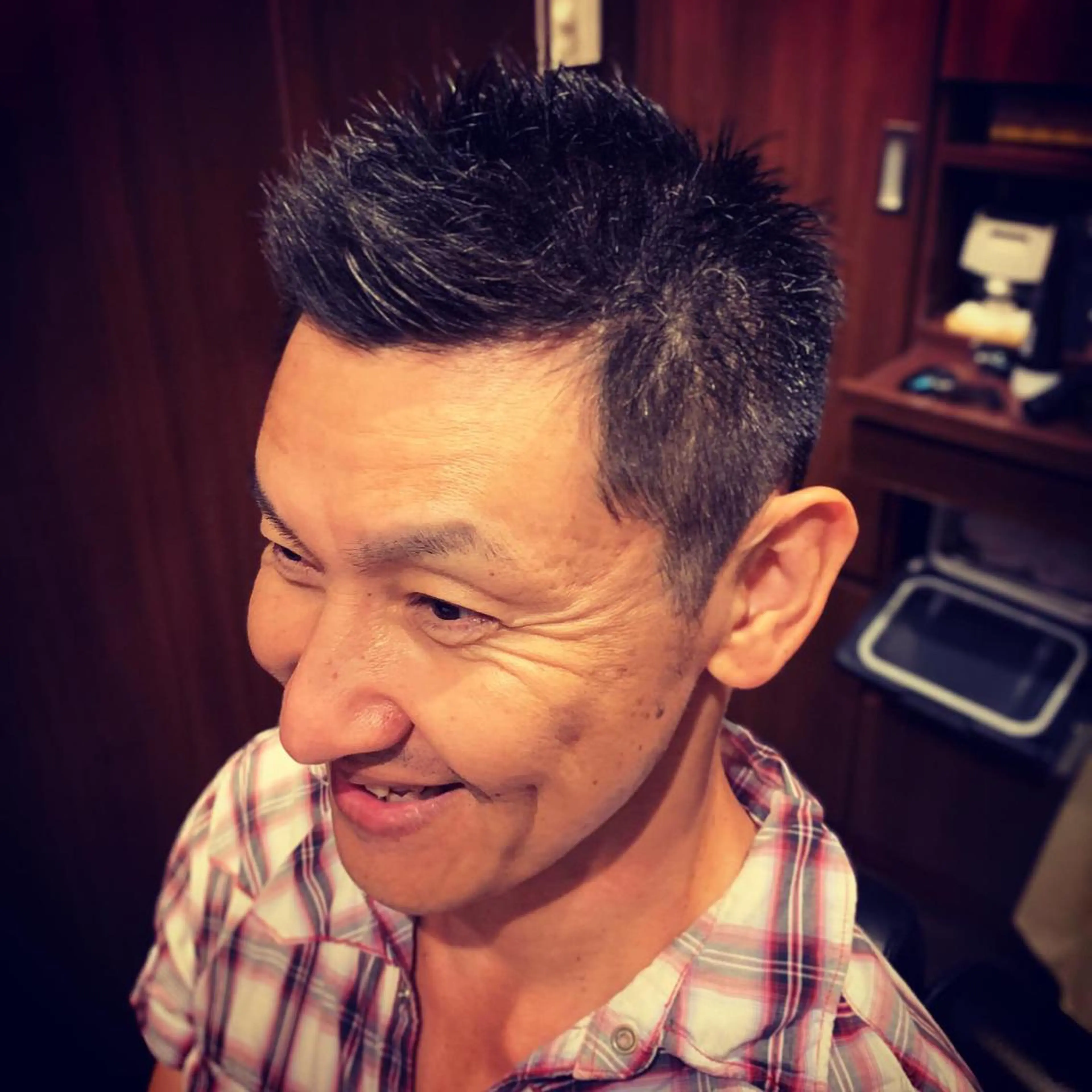 ショート ヘアアレンジ メンズ HIROGINZA ヒロ銀座 青山所属・マツオ リュウホウ🐉のヘアスタイル