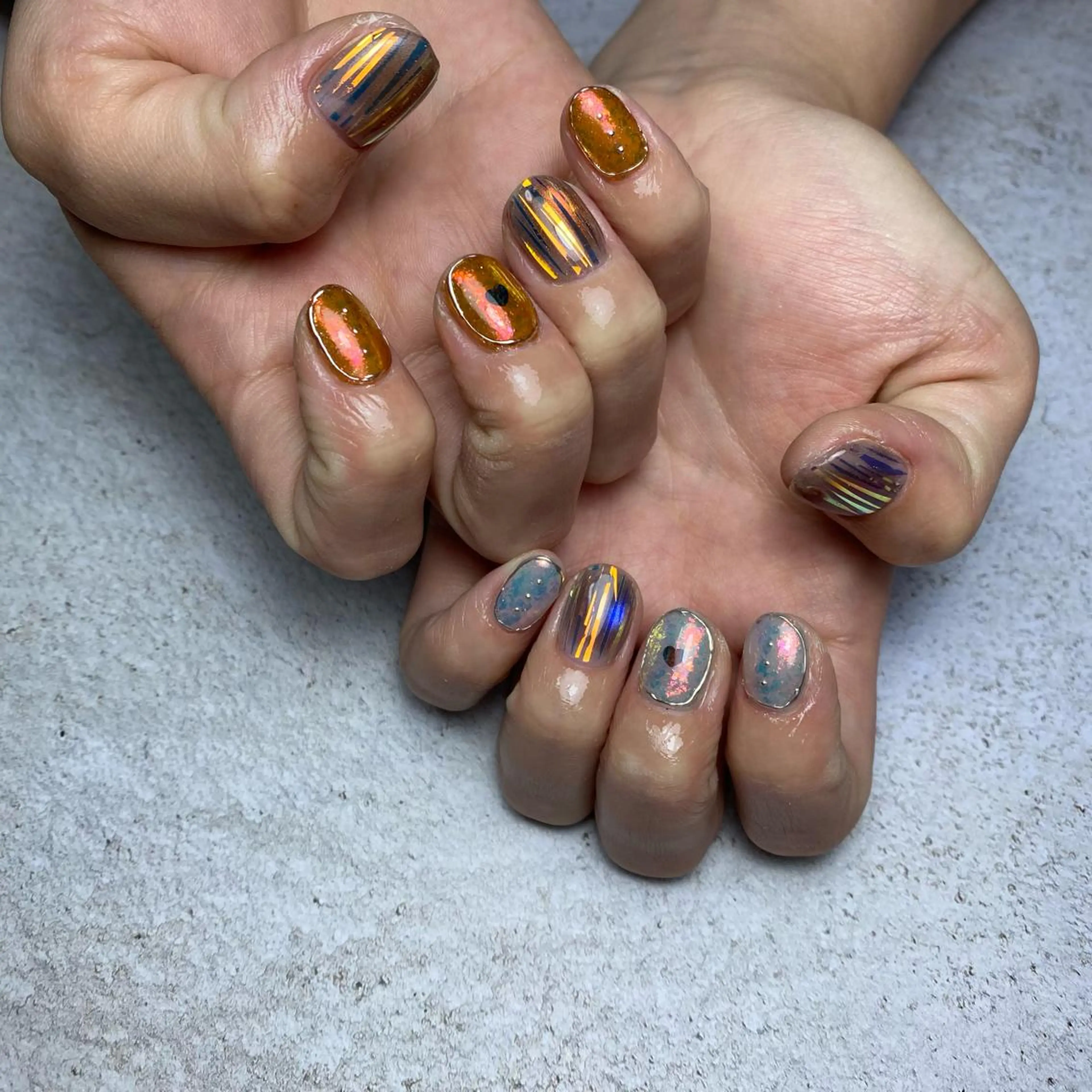 ネイル ハンドネイル Re:Smil所属・☺︎ NOZOMI☺︎のネイルデザイン