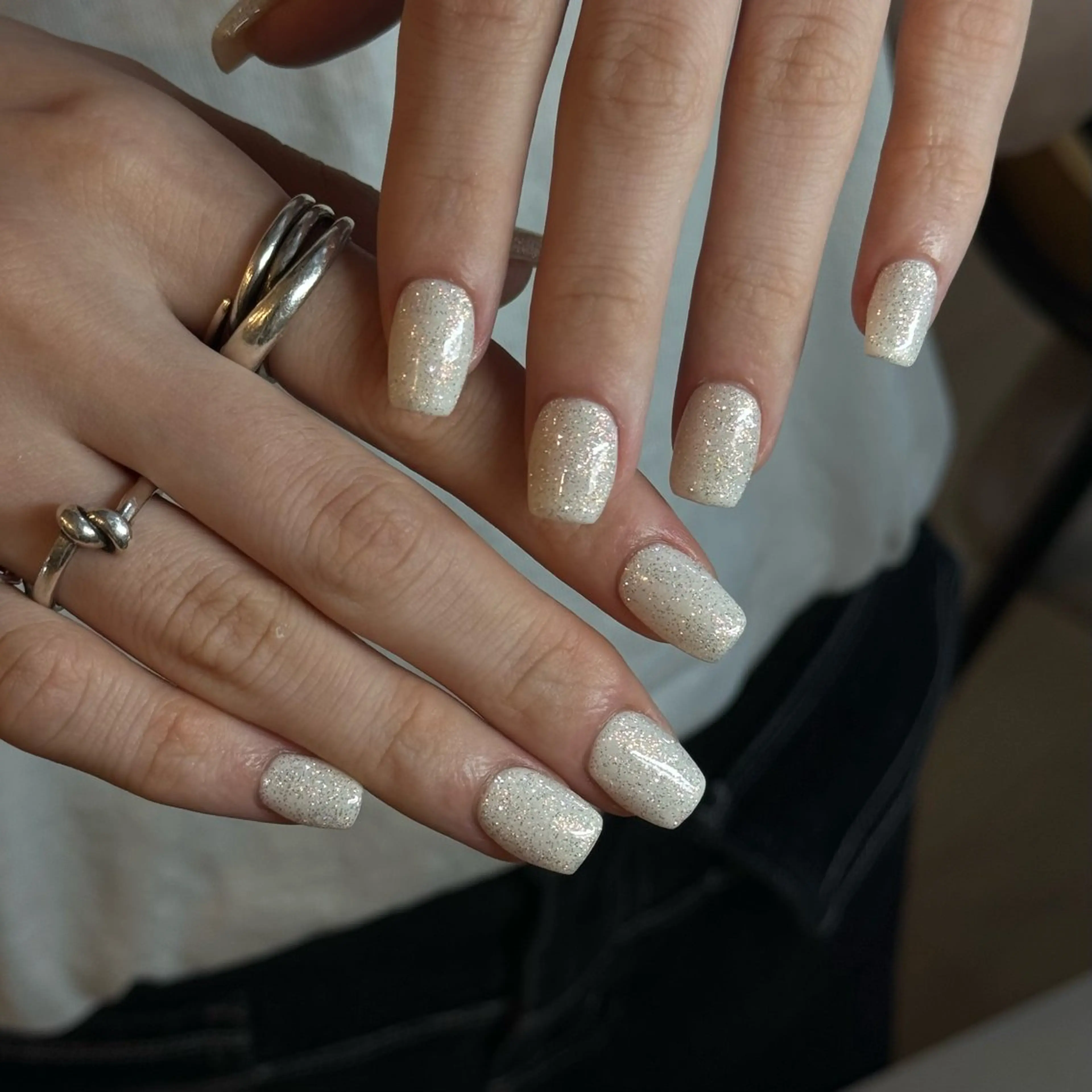 ネイル キラキラネイル ラメ(グリッター) 夏ネイル ハンドネイル Momoka ネイリスト福岡/薬院のネイルデザイン