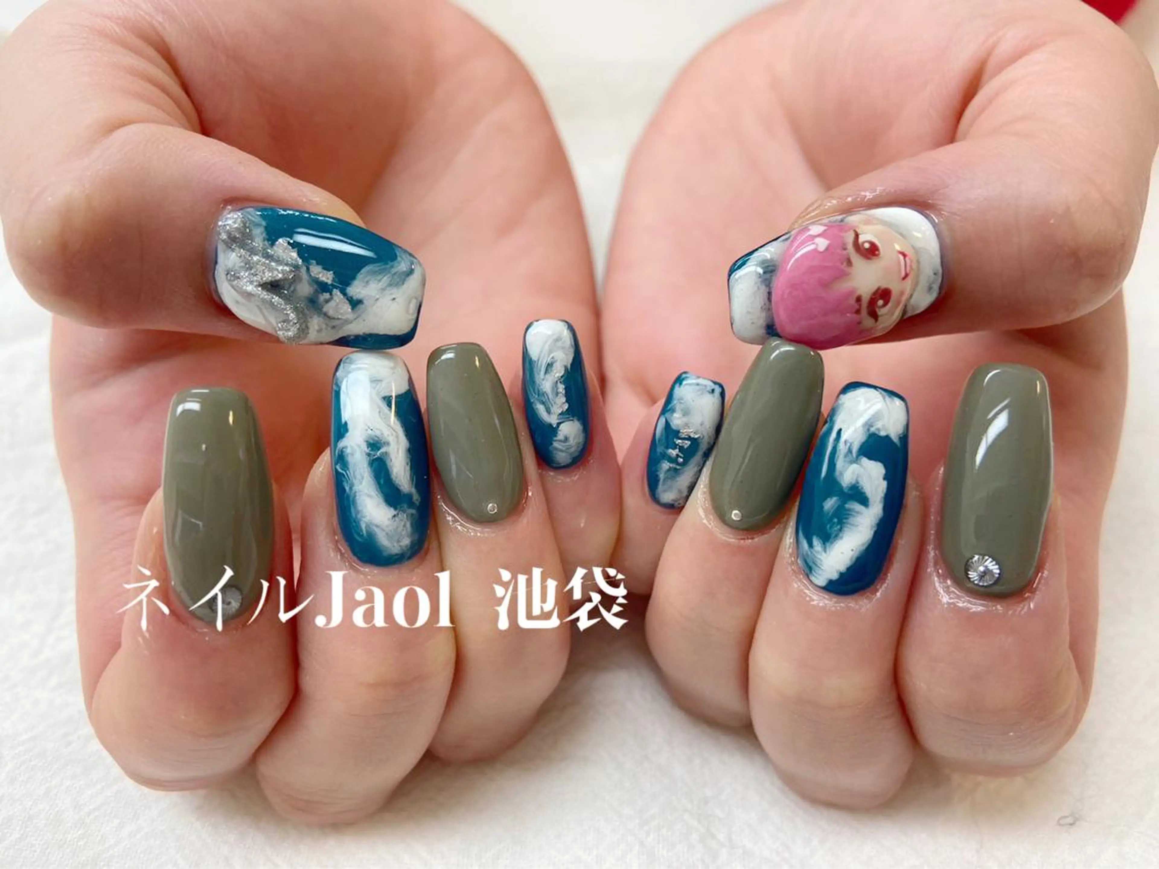 セミロング ハンドネイル nail jaol池袋店所属・ネイルJaol 池袋のネイルデザイン