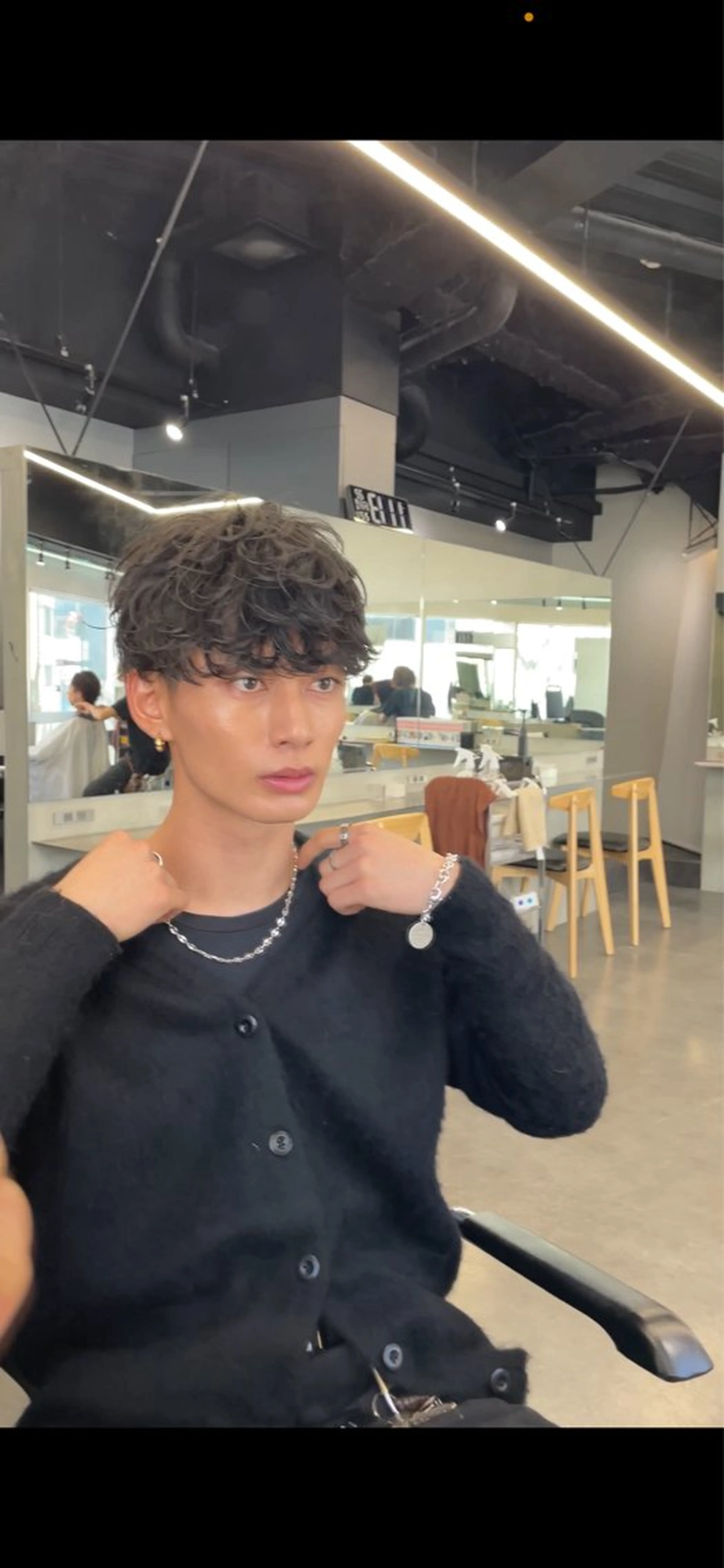 パーマ メンズ カット パーマ トリートメント fifth　石垣 海音のヘアスタイル