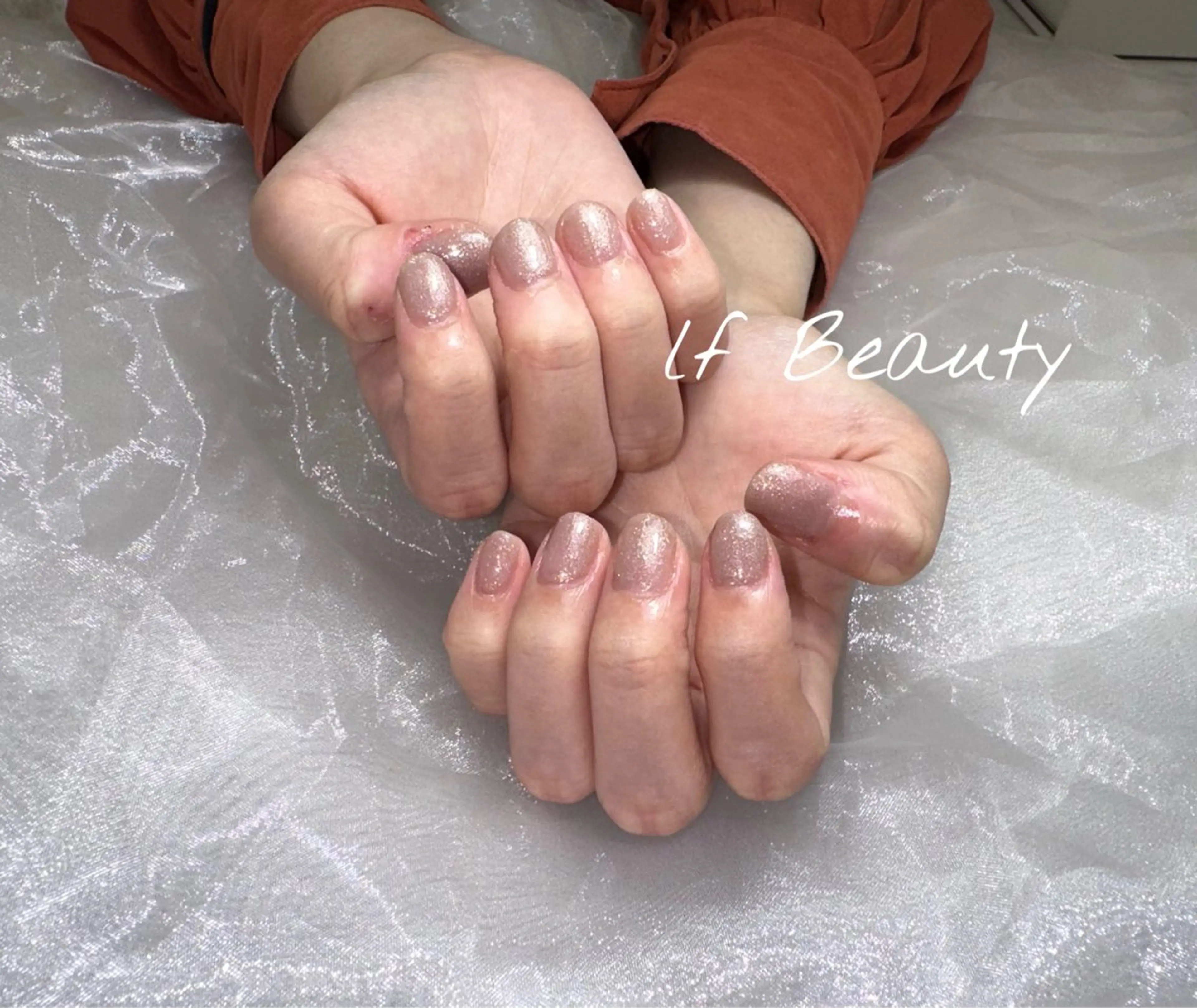 ネイル ジェルネイル ニュアンスネイル ワンカラーネイル パラジェル ショートネイル ハンドネイル if Hair＆Nail Salon所属・IKA /海外ネイル /個性派/ワンホンのネイルデザイン