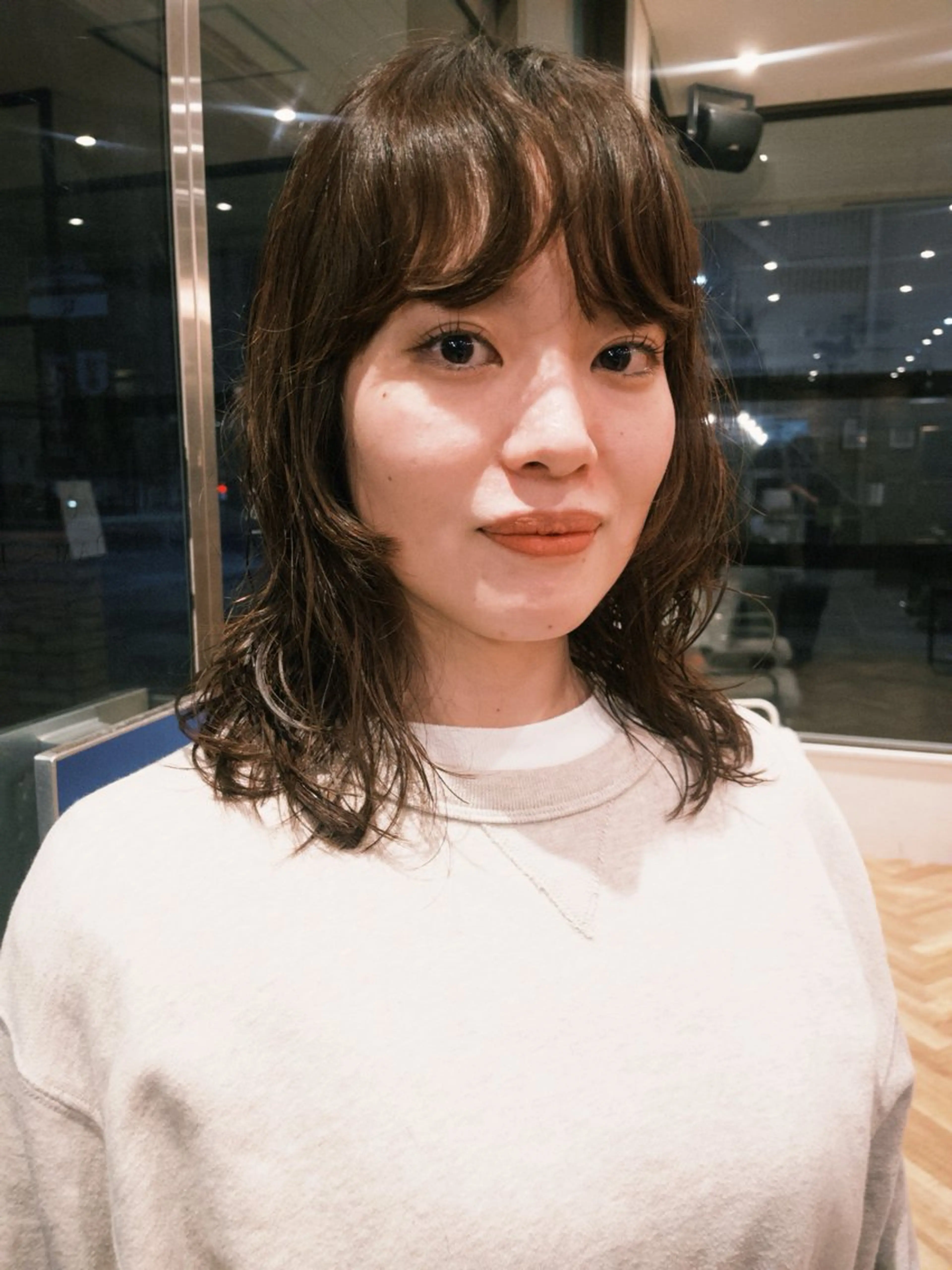 ミディアム パーマ カット パーマ GUESTs所属・優音 /パーマのヘアスタイル