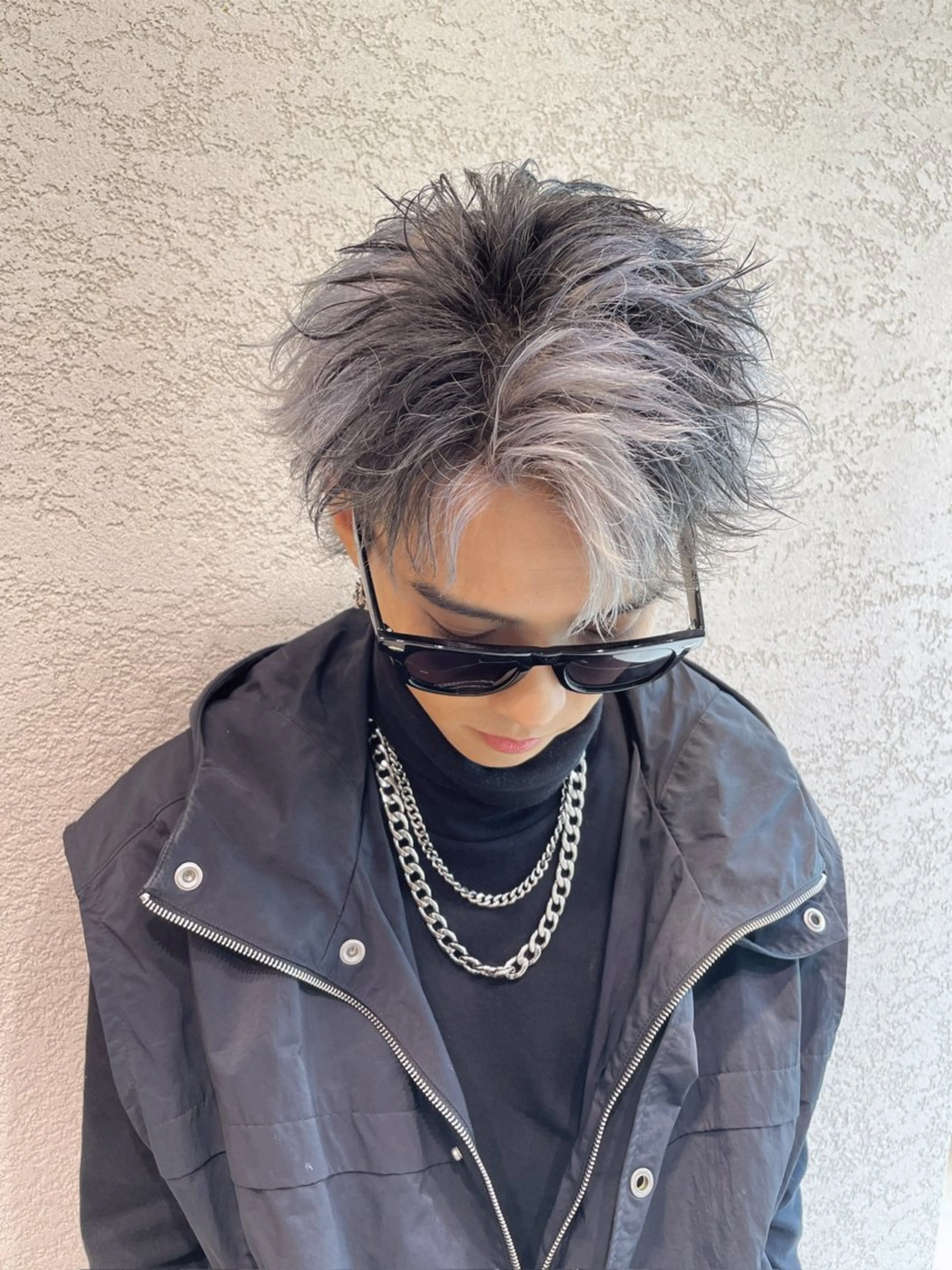 メンズ ヘアカラー ブリーチ🌟リタッチ 🎠KANON🎡のヘアスタイル