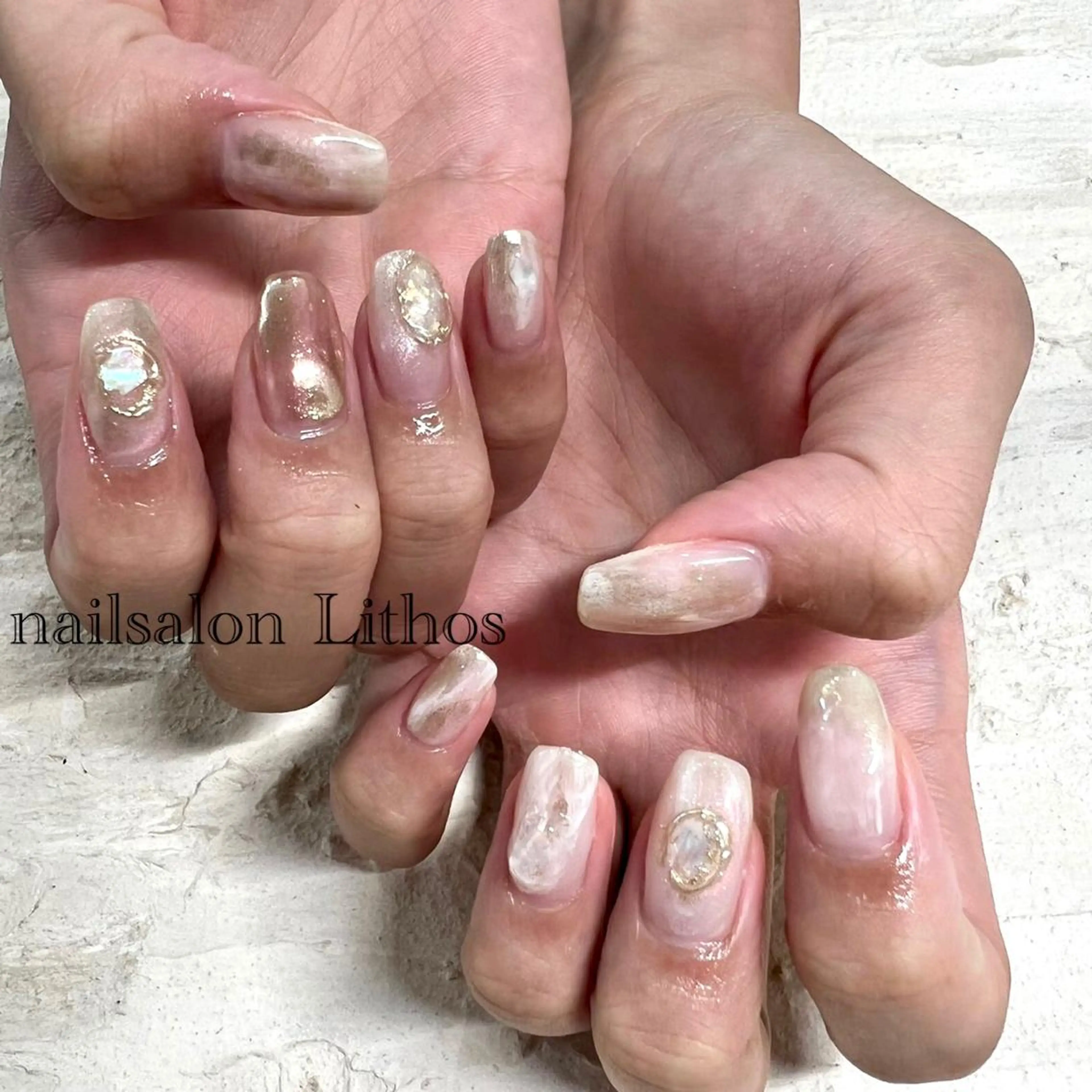 ネイル ハンドネイル nailsalon Lithos所属・nailsalon Recontreのネイルデザイン