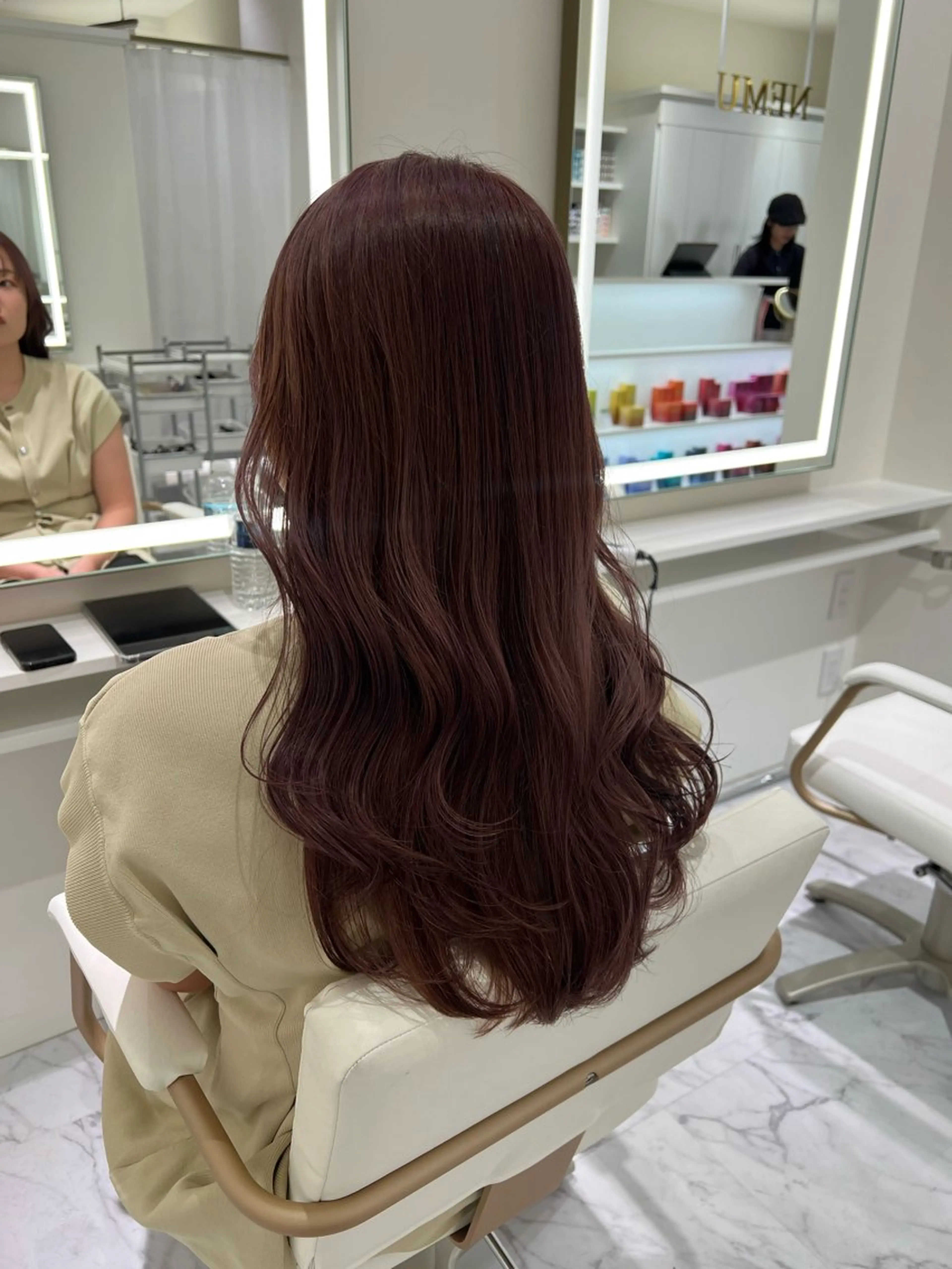 ロング カラー ヘアカラー ParveMix🍀 藤原愛未のヘアスタイル