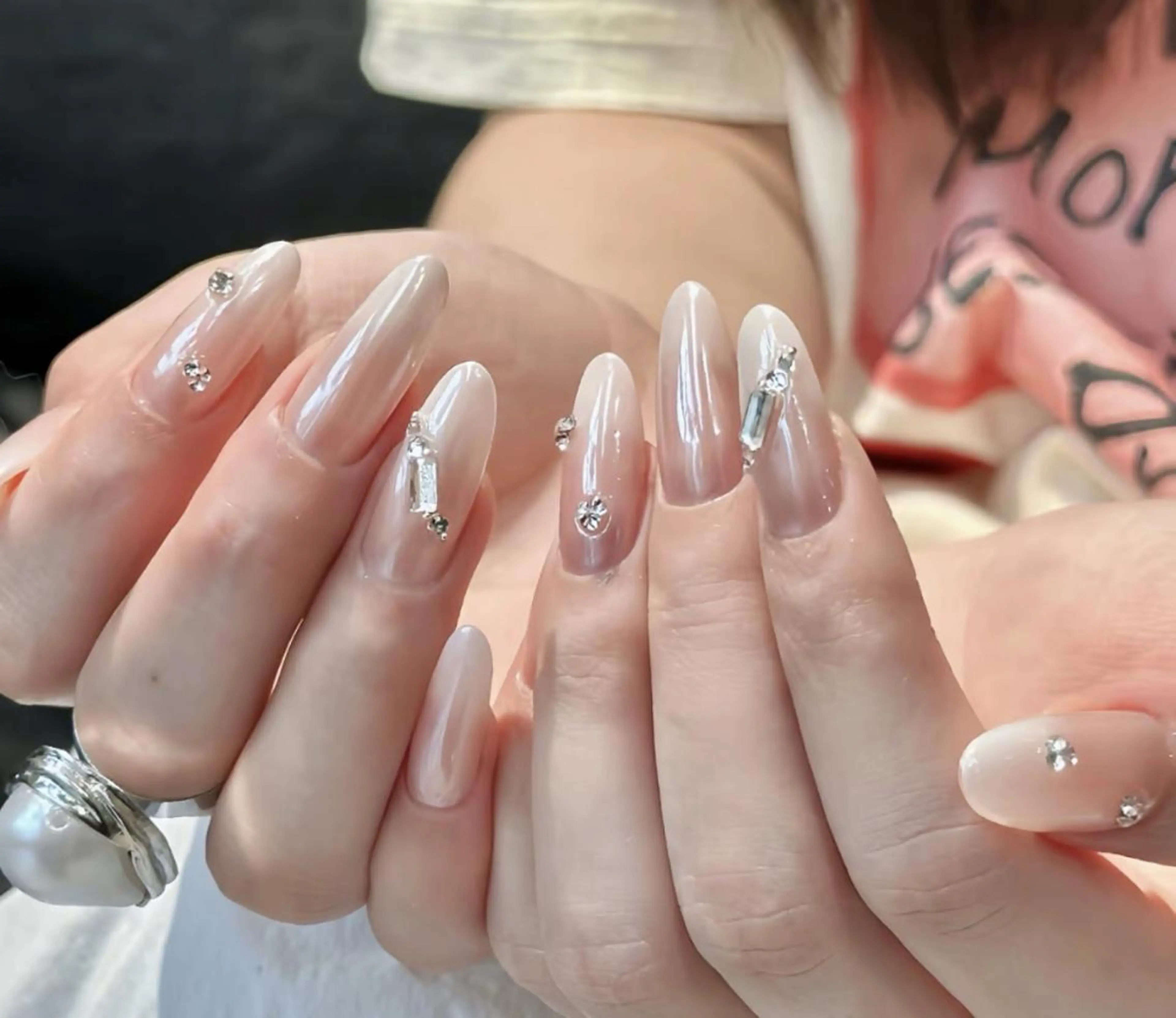 ネイル ハンドネイル By moonネイル 🌷ワンホン/韓国風のネイルデザイン