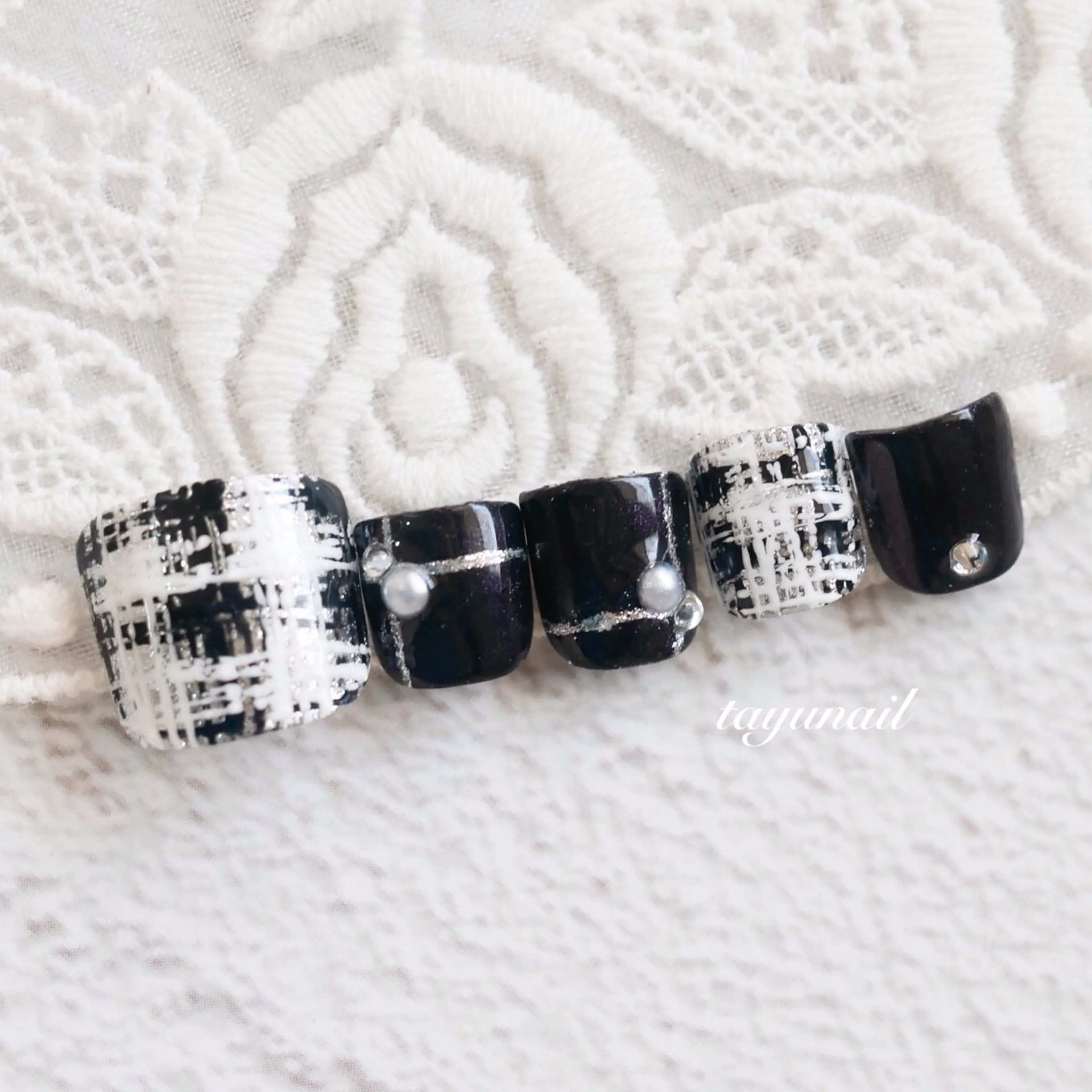 ネイル フットネイル ジェルネイル パラジェル ネイルサロン・ネイルスクール　たゆnail所属・ネイルサロン 【たゆnail】のネイルデザイン