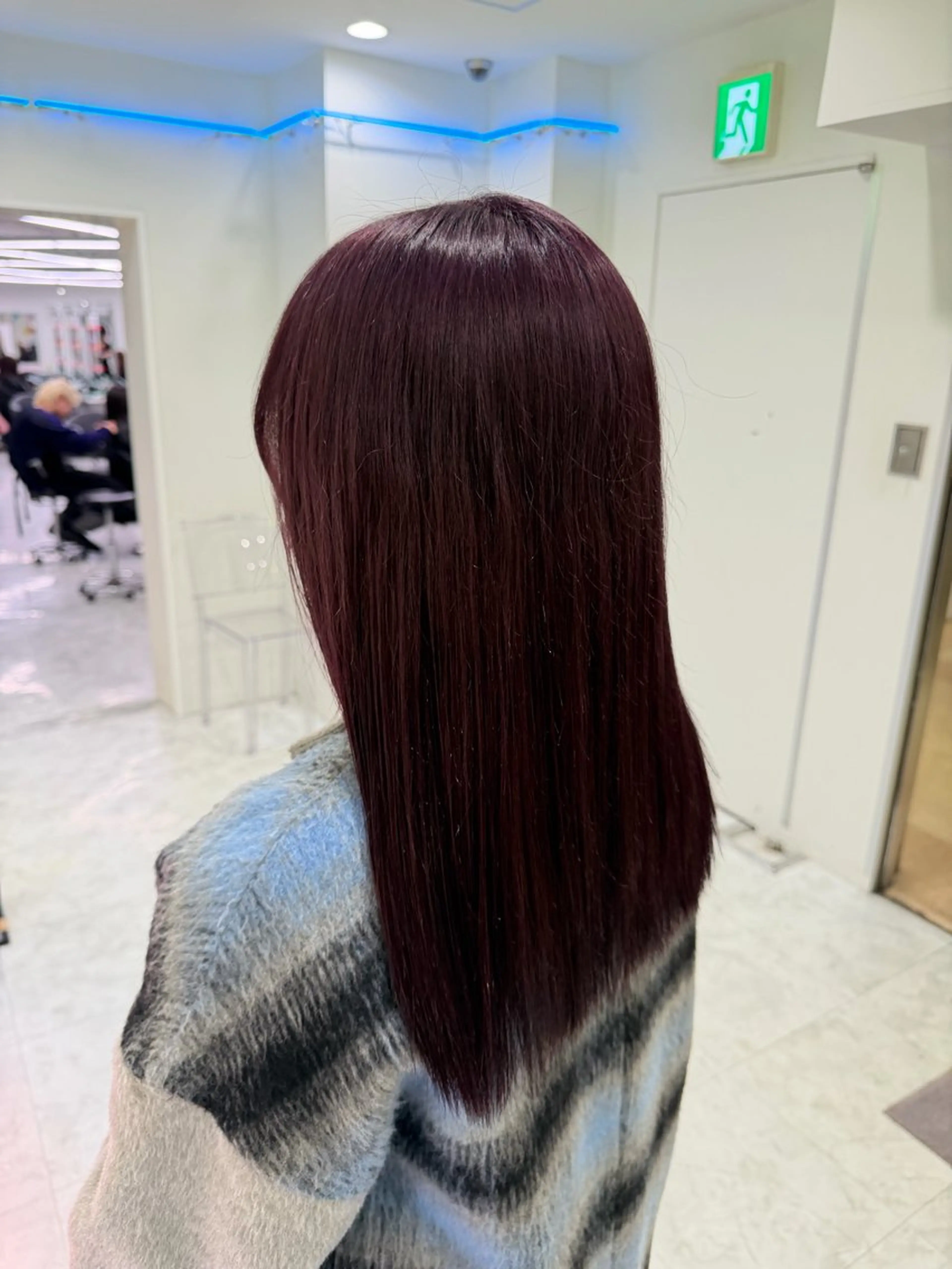 ロング カラー ヘアアレンジ ヘアカラー トリートメント 🫧原宿艶ワンカラー /ダブルカラー🫧のヘアスタイル