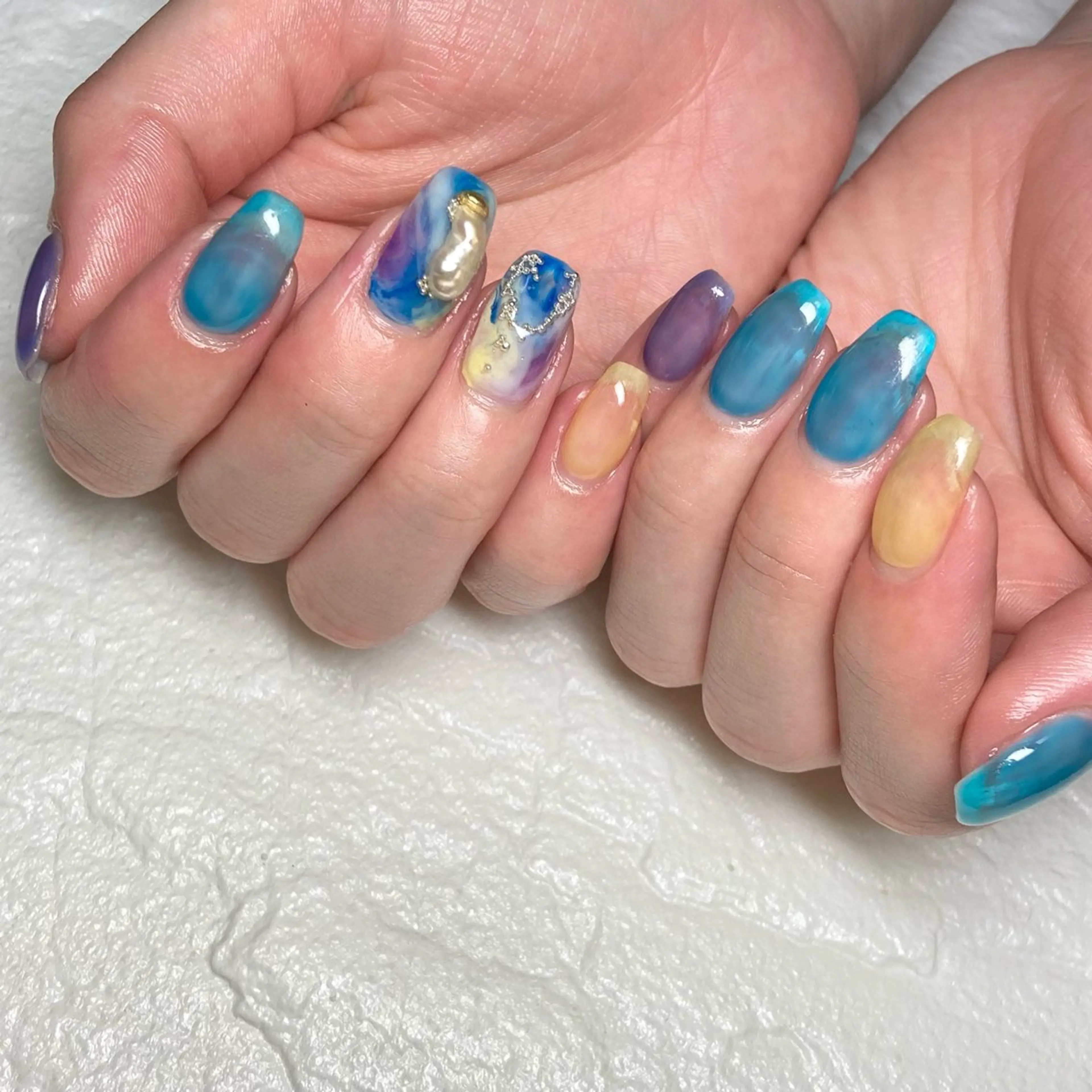 ネイル ニュアンスネイル m美.所属・m美.ーエムミー 【nail&eye】のネイルデザイン