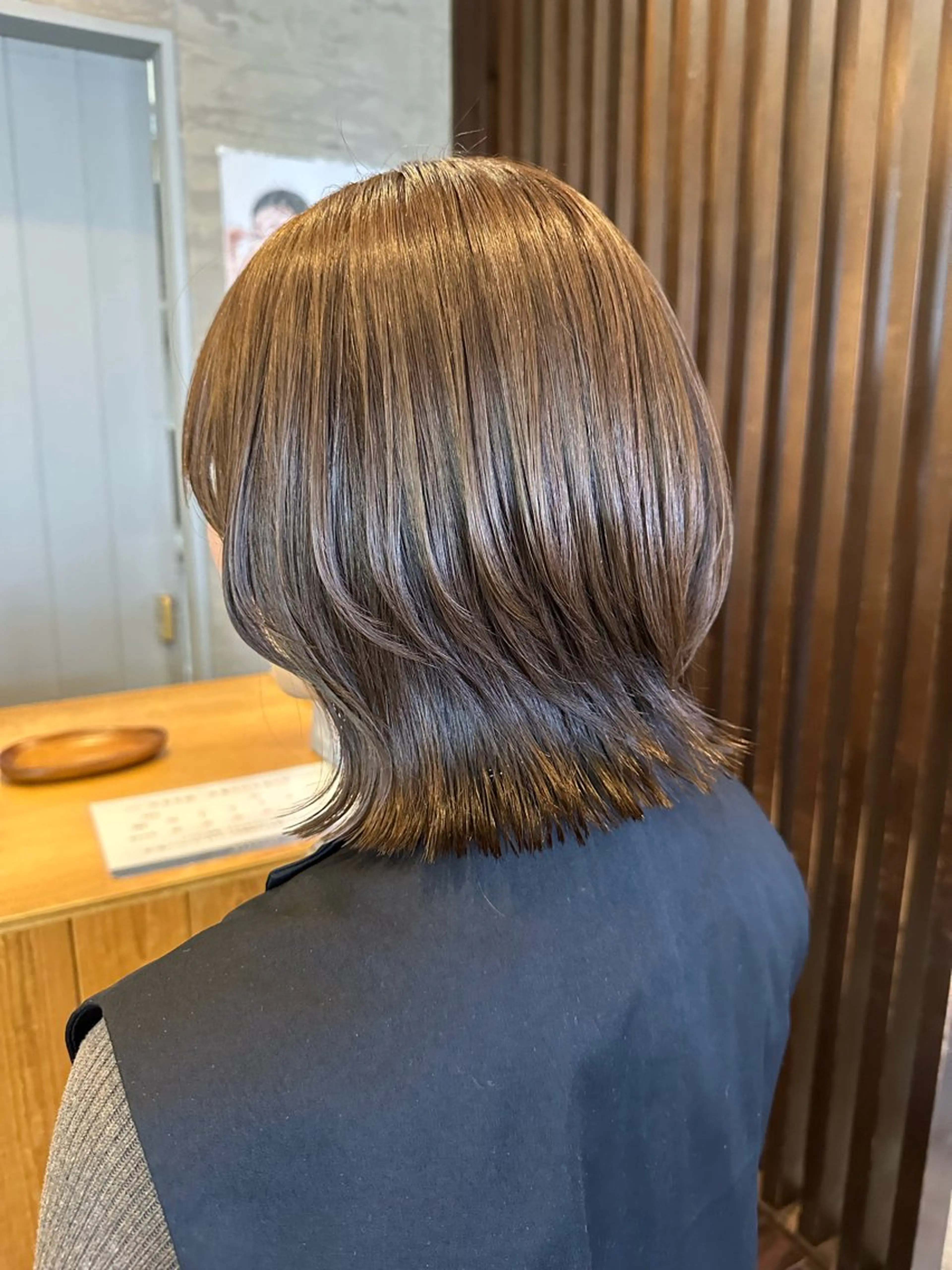 似合わせカット+艶髪カラーの写真