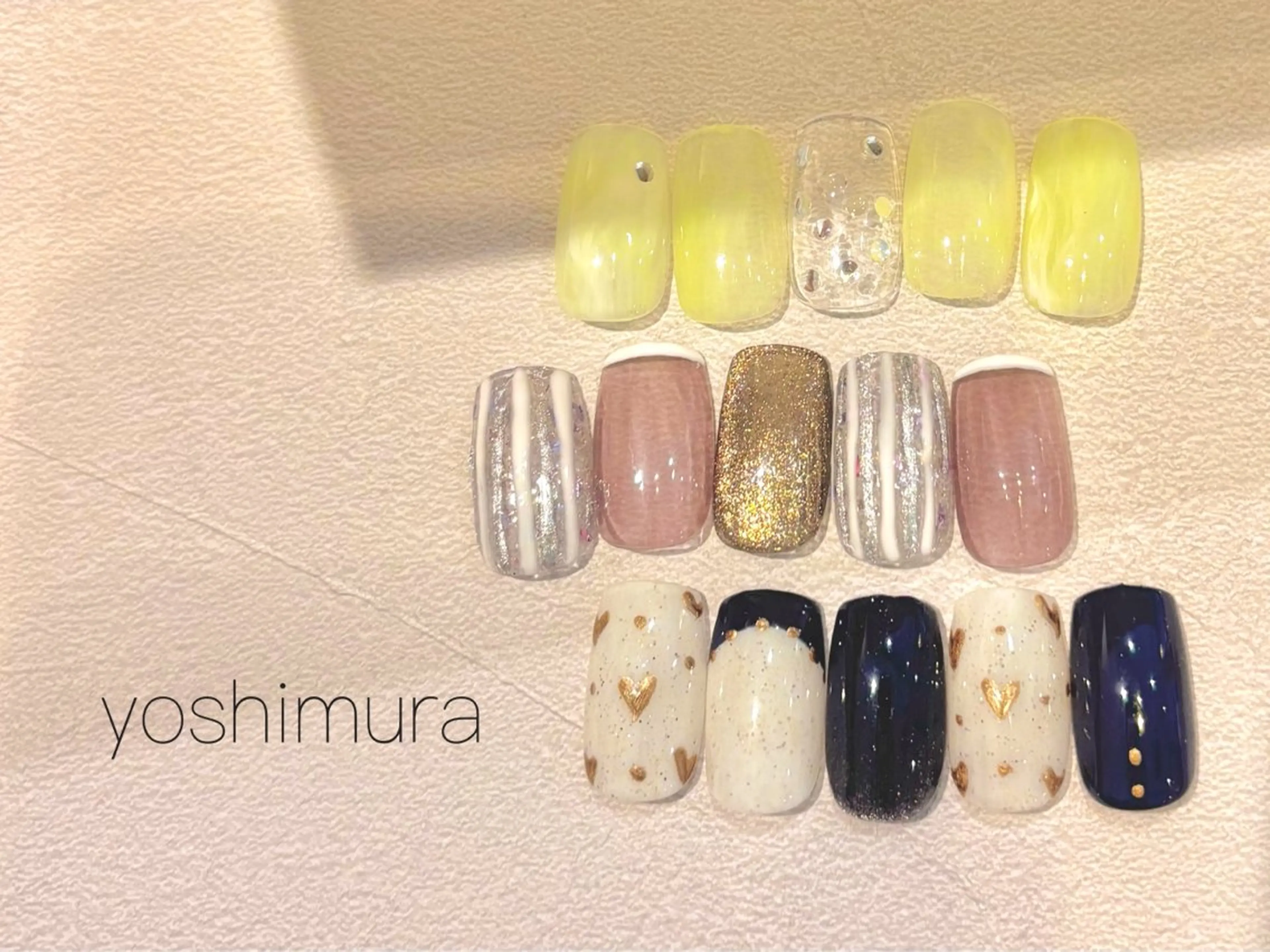 ネイル 韓国ネイル マグネットネイル ニュアンスネイル atelier TsuMe［アトリエツメ］所属・yoshimura mioのネイルデザイン