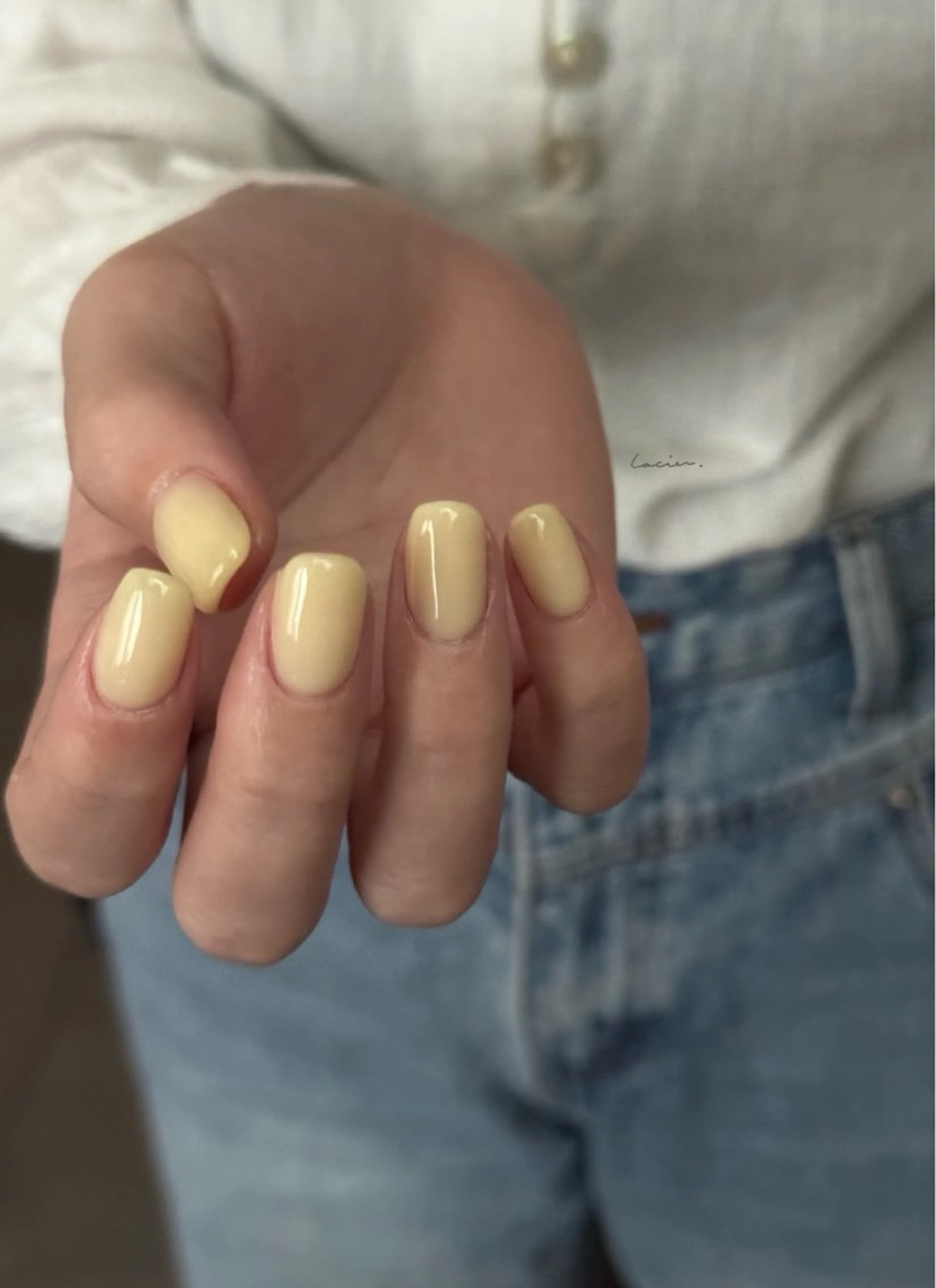 ネイル ワンカラーネイル ハンドネイル lacier nailのネイルデザイン