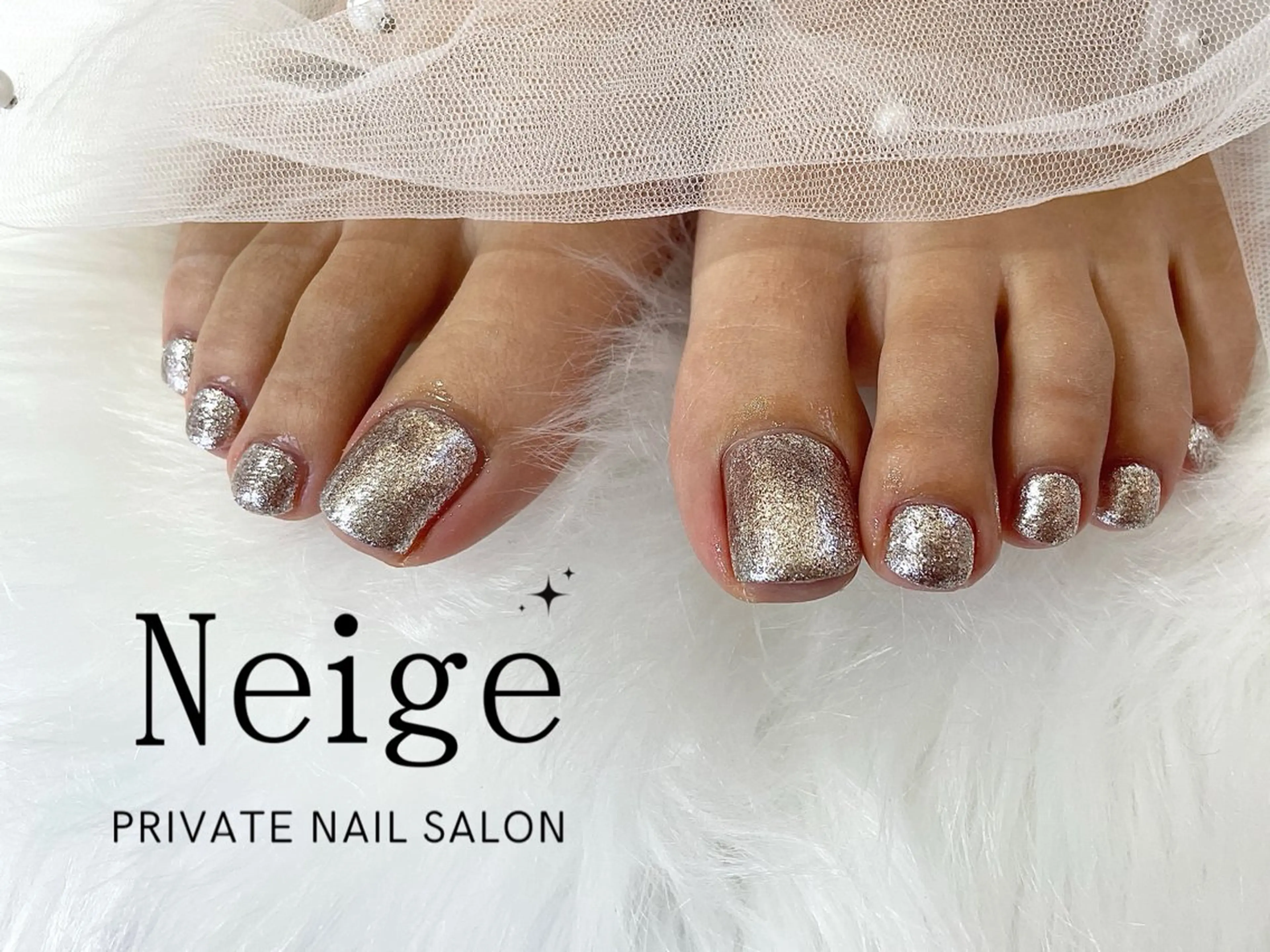 ネイル フットネイル Neige所属・Neige 𓂃 aiのネイルデザイン