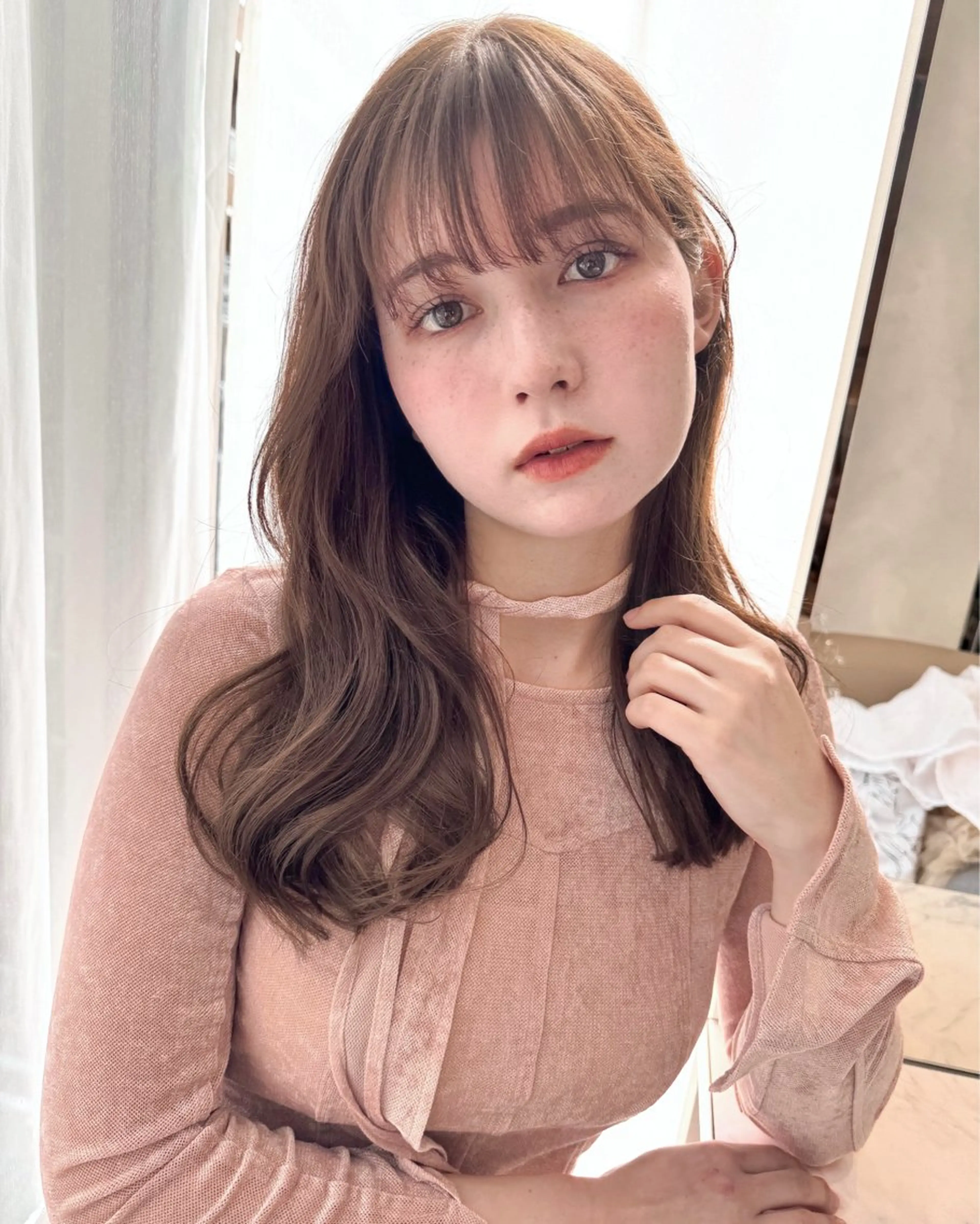 セミロング レイヤーカット カット ヘアカラー トリートメント 寄り添い型🧚美容師 ✨表参道/明治神宮前のヘアスタイル