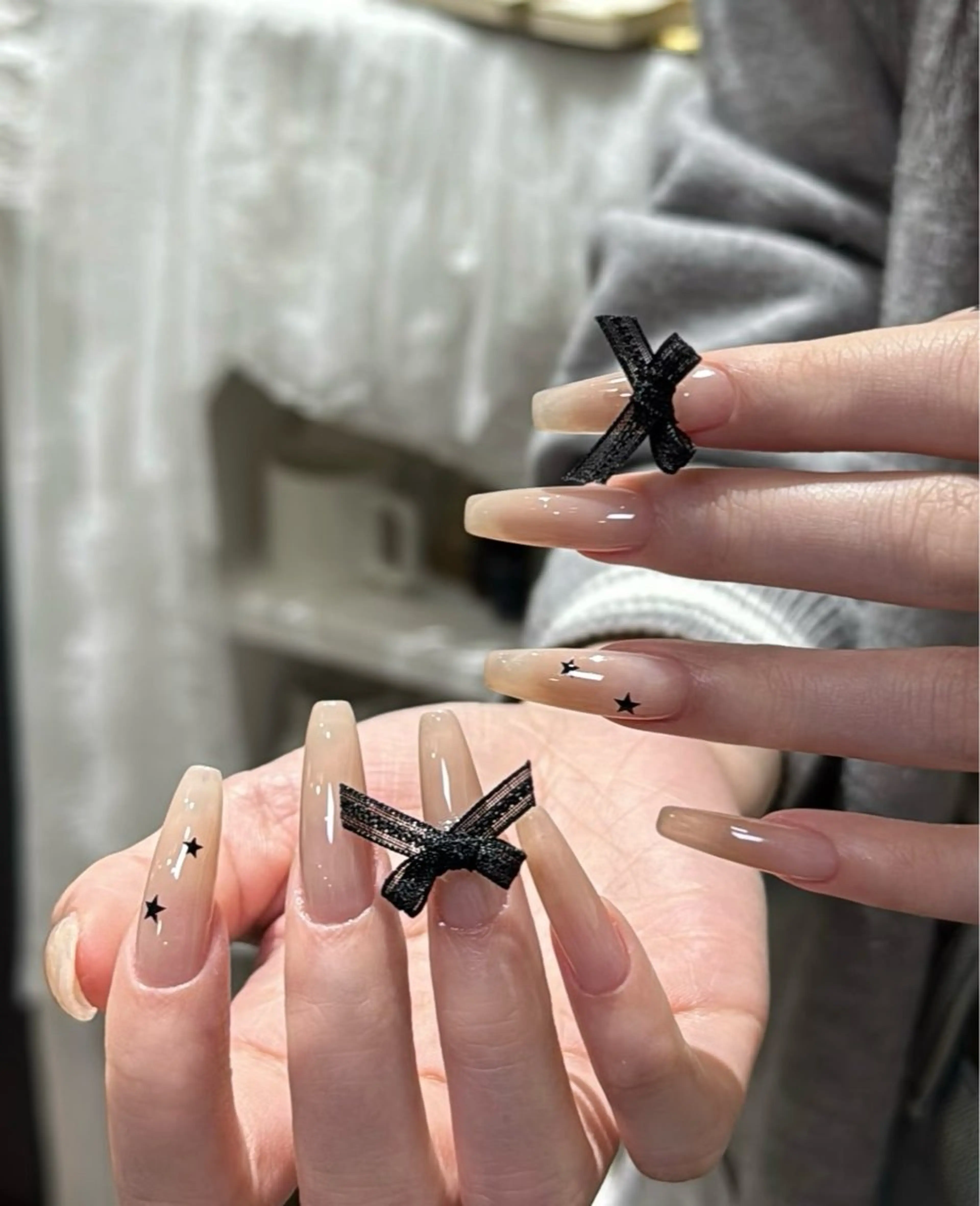 ネイル アートネイル フレンチネイル マグネットネイル ミラーネイル オフィスネイル ハンドネイル Blossom nail【ブラソンネイル】所属・Blossom nail_Yuniのネイルデザイン