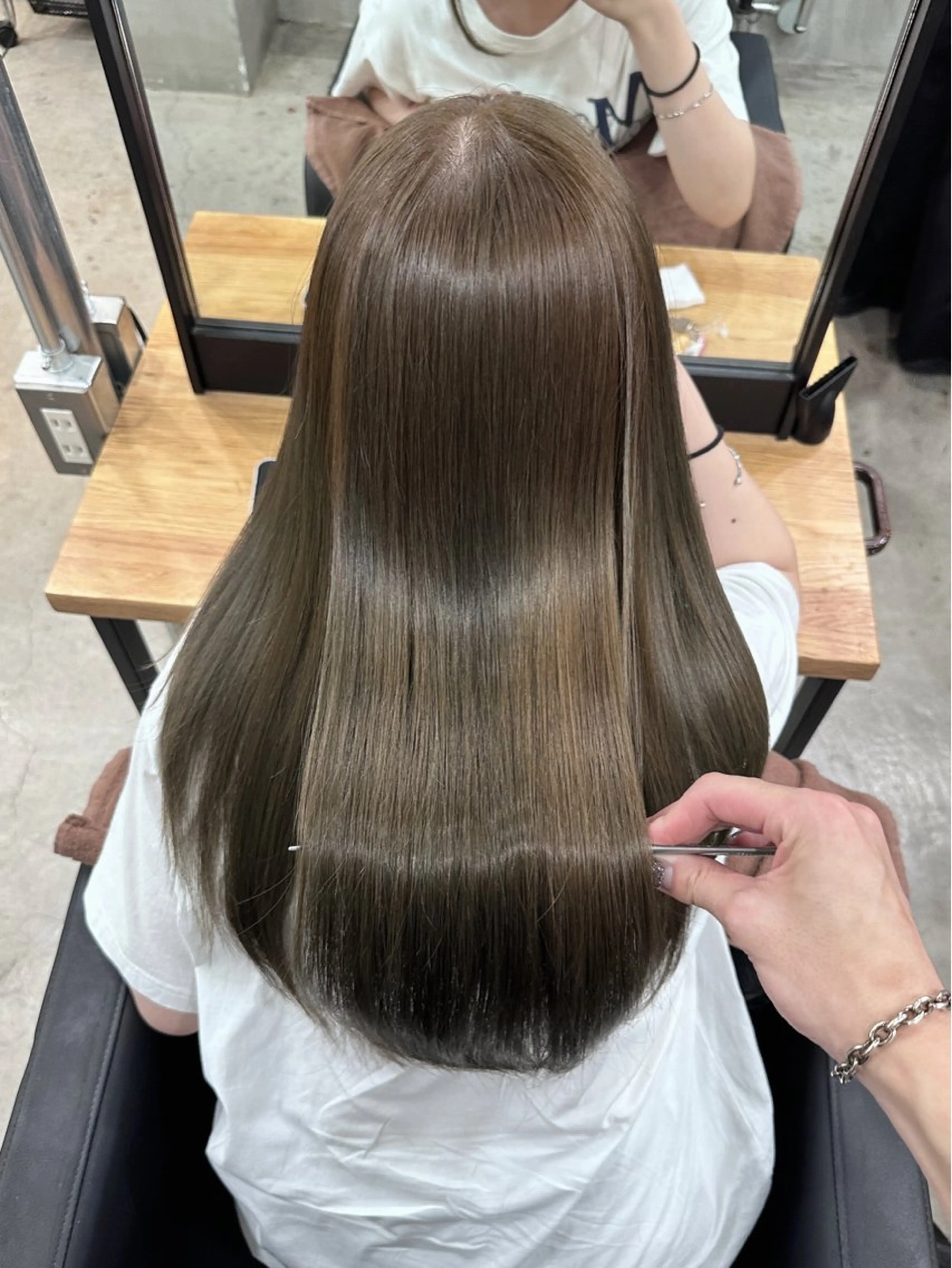 ロング カット ヘアカラー トリートメント 【SIUN】健太郎 髪質改善/透明感のヘアスタイル