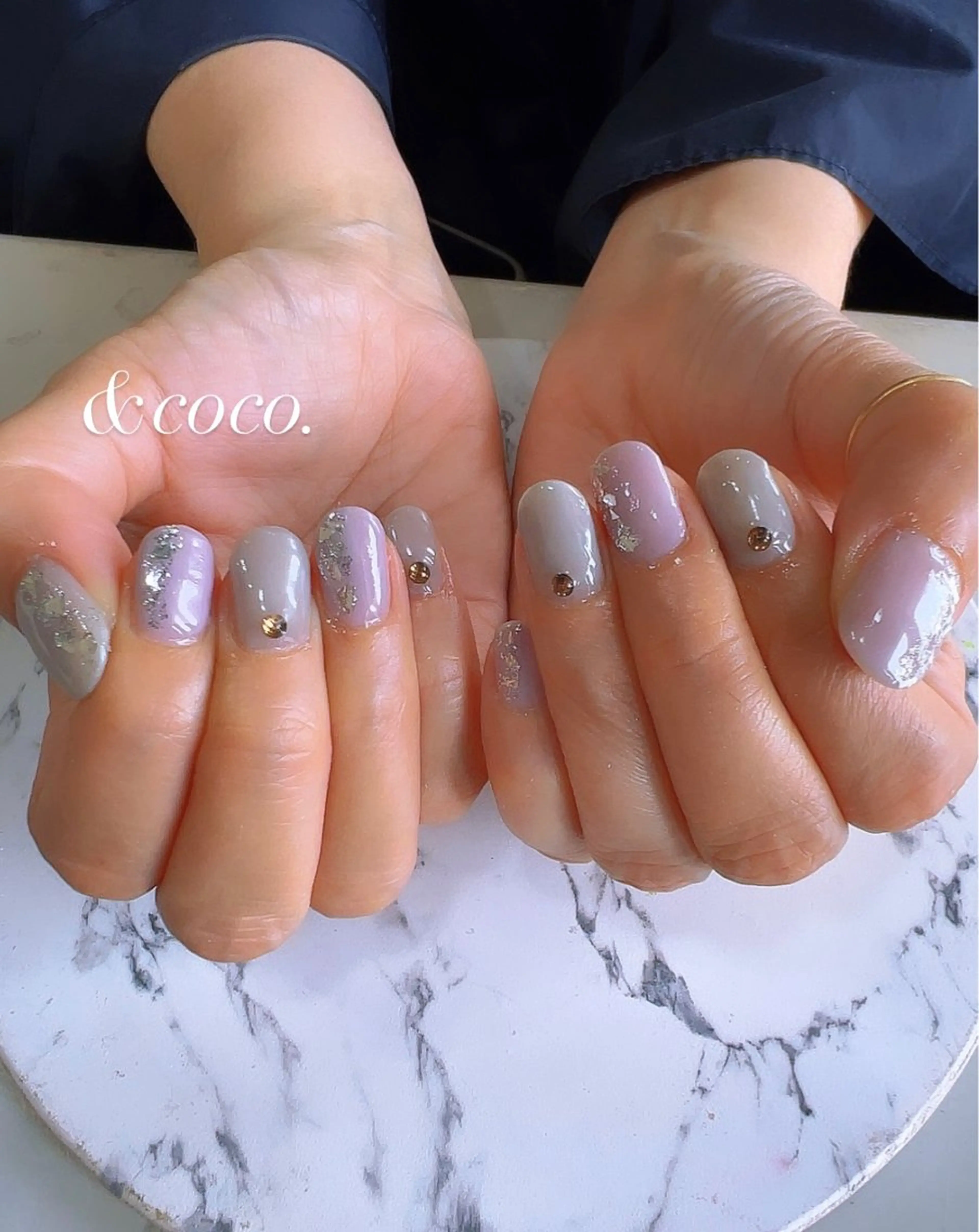 ネイル ニュアンスネイル ＆coco.所属・＆ coco.のネイルデザイン