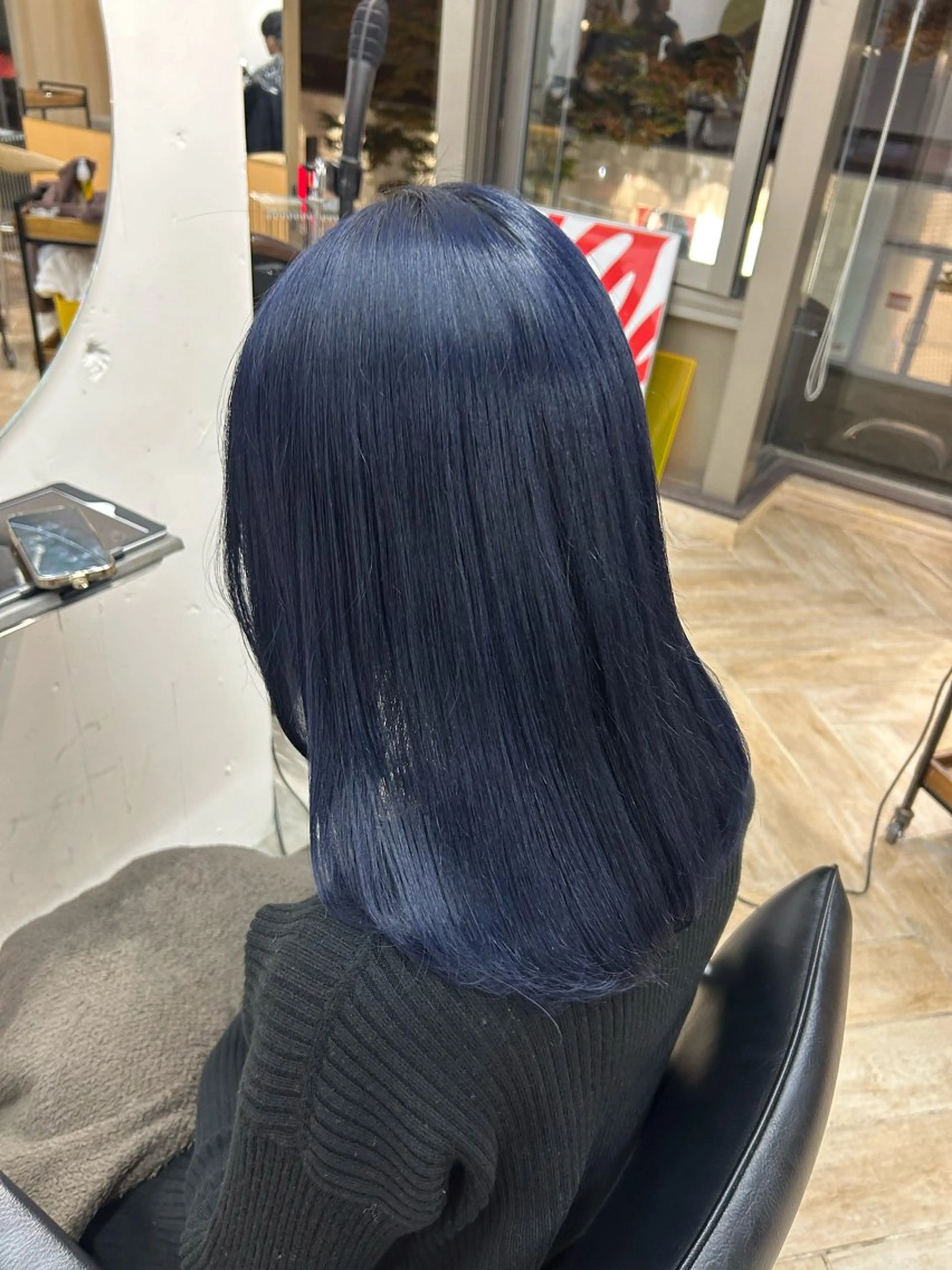 カラー ヘアカラー トリートメント ベージュ/ダブルカラ ー/新潟駅/青柳萌果のヘアスタイル