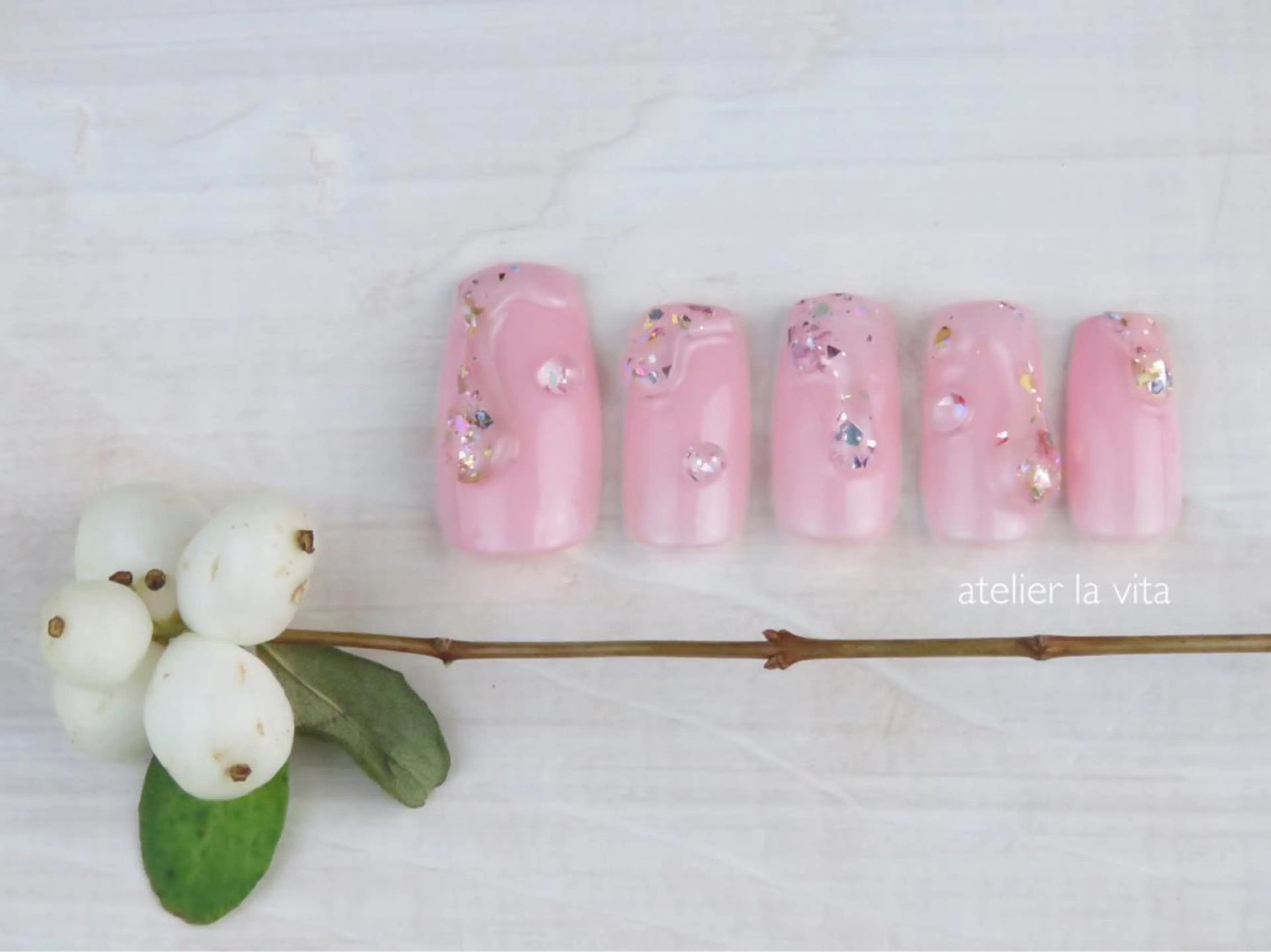 ネイル クリアネイル フレンチネイル メンズネイル ツイードネイル 冬ネイル ハンドネイル atelier la vita所属・lavita. mimuraのネイルデザイン