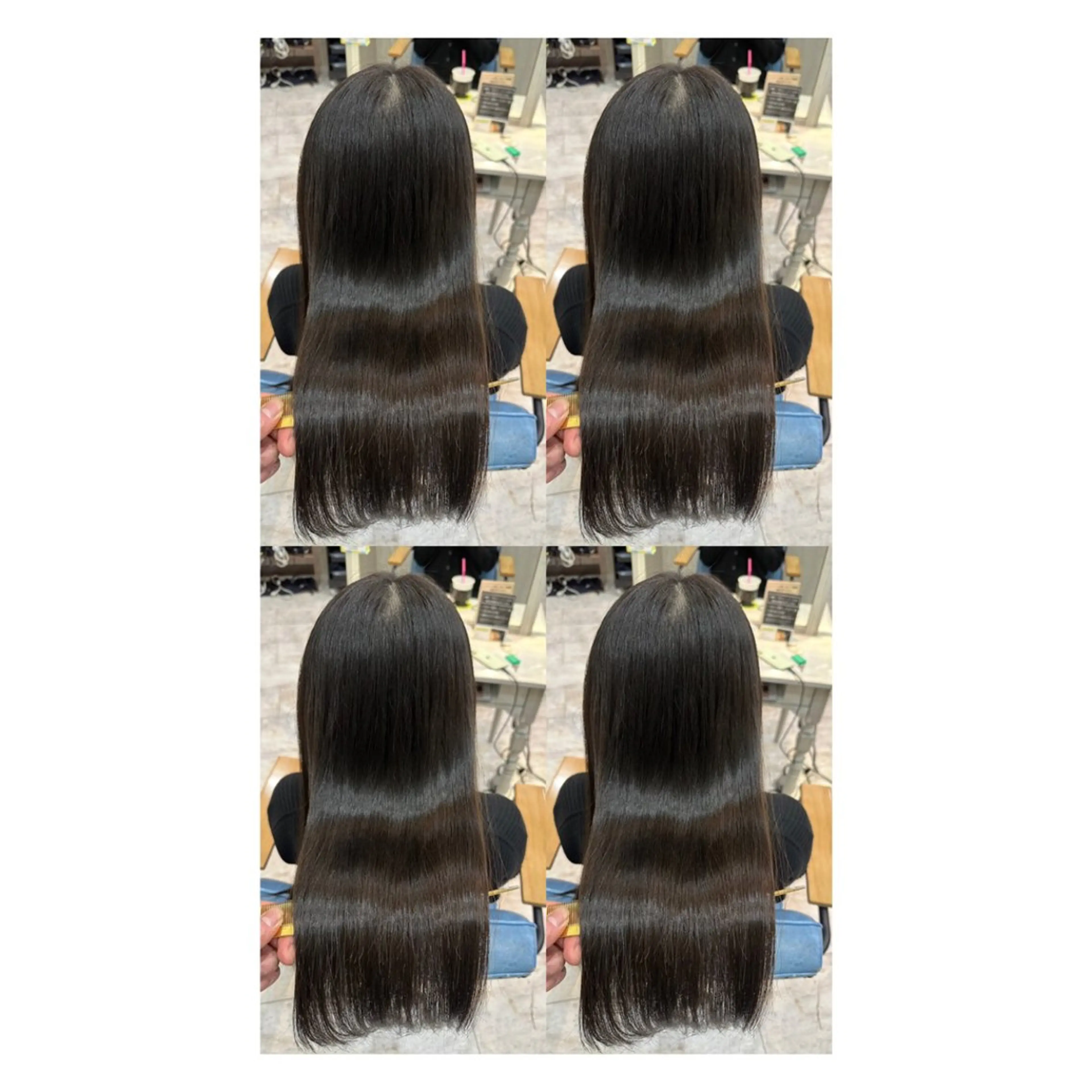 ロング カラー 透明感カラー 髪質改善 縮毛矯正 トリートメント カット ヘアカラー トリートメント 店長✨レイヤー✖️ 髪質改善✖️韓国ヘアのヘアスタイル