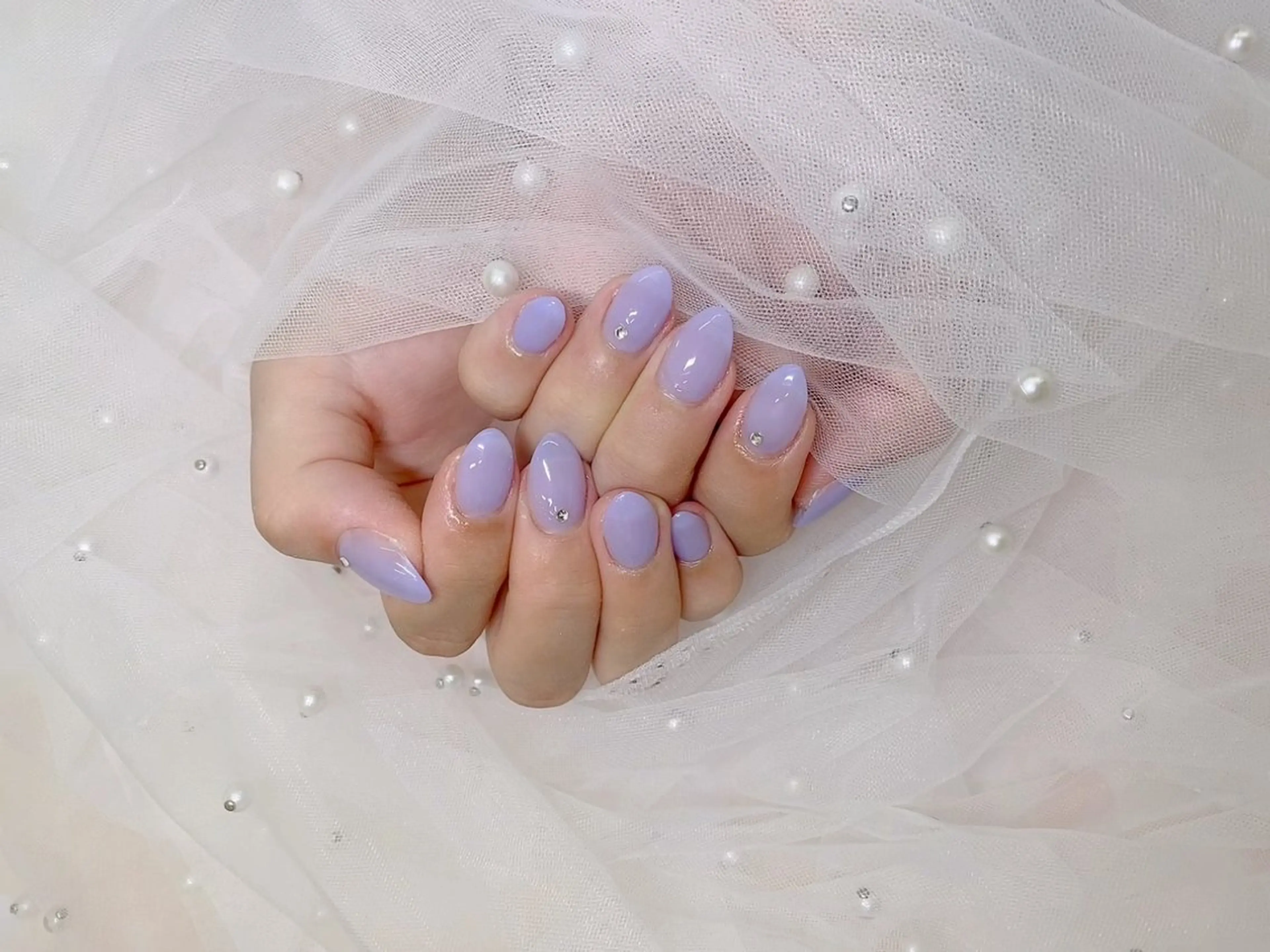 ネイル ワンカラーネイル スカルプネイル ハンドネイル ETERNA Nail 銀座店【パラジェル/フィルイン/チップ長さだし/マグネット/ニュアンス】所属・ア カリのネイルデザイン