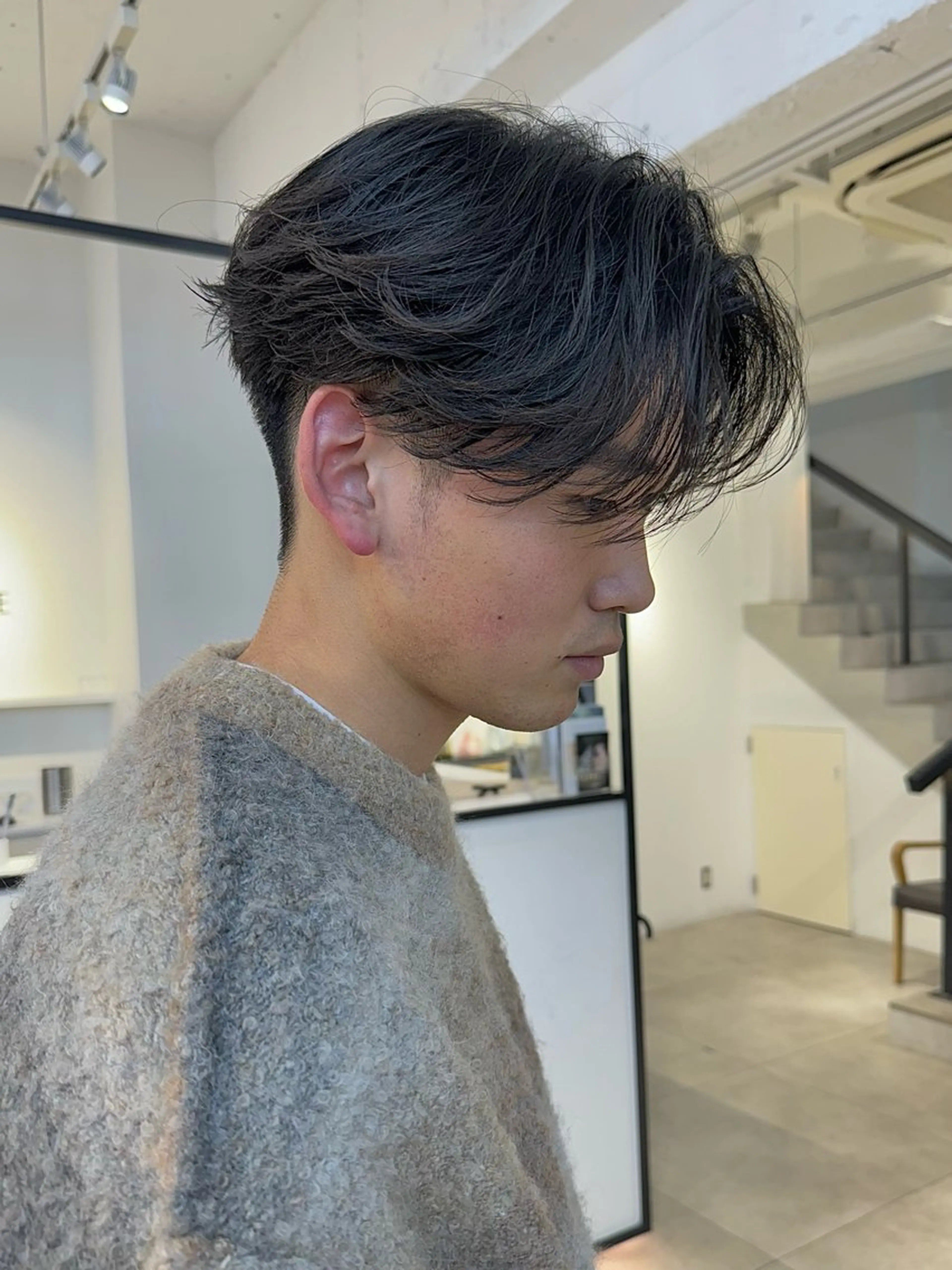 パーマ メンズ カット パーマ 🇰🇷カルマパーマ kaito🇰🇷のヘアスタイル