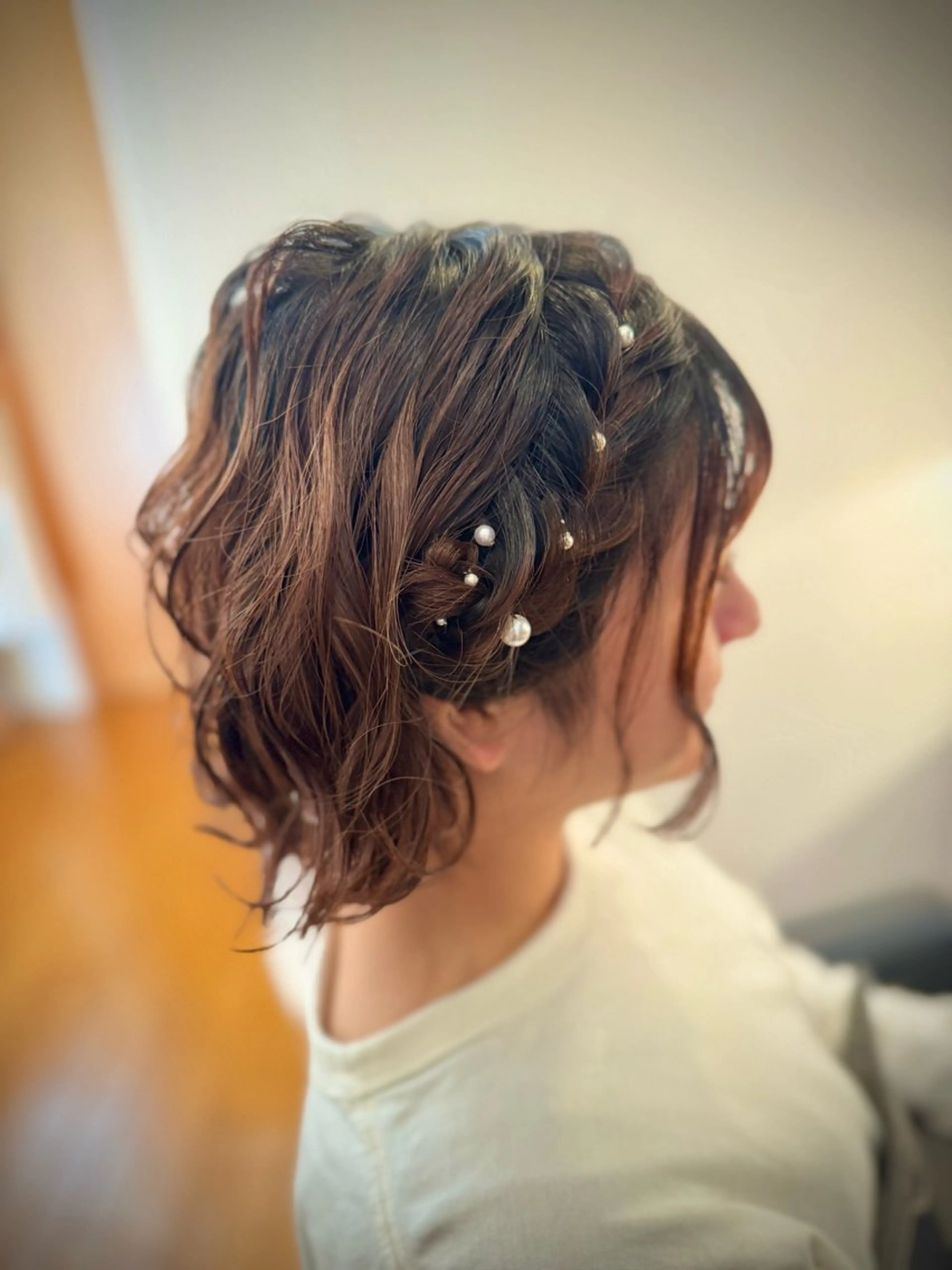 ショート ボブ ヘアセット 札幌円山ヘアメイク/ バーガスのヘアスタイル