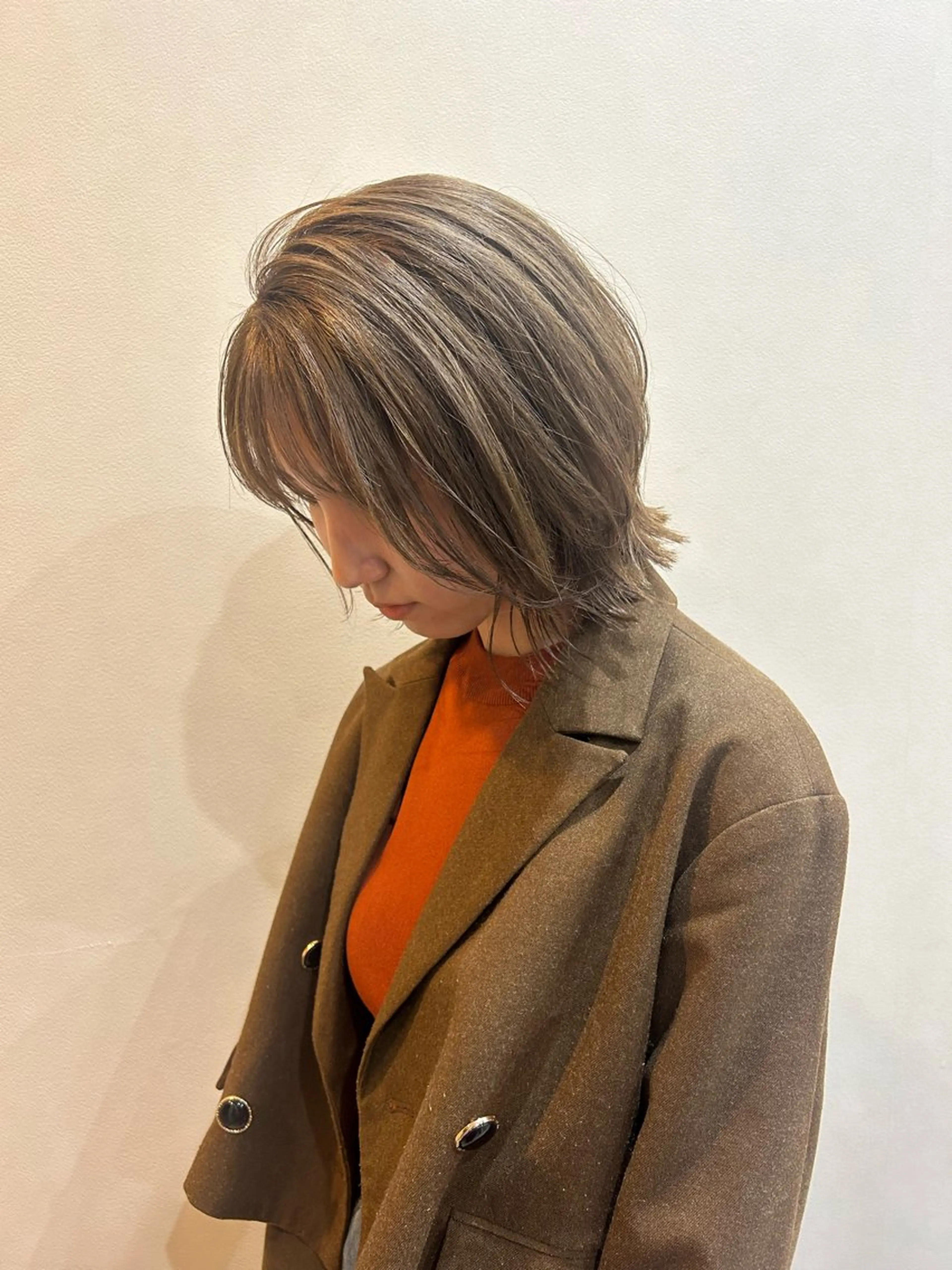 ショート レイヤーカット カット ヘアカラー トリートメント ボブ/透明感カラー 🧸YUI❤️のヘアスタイル