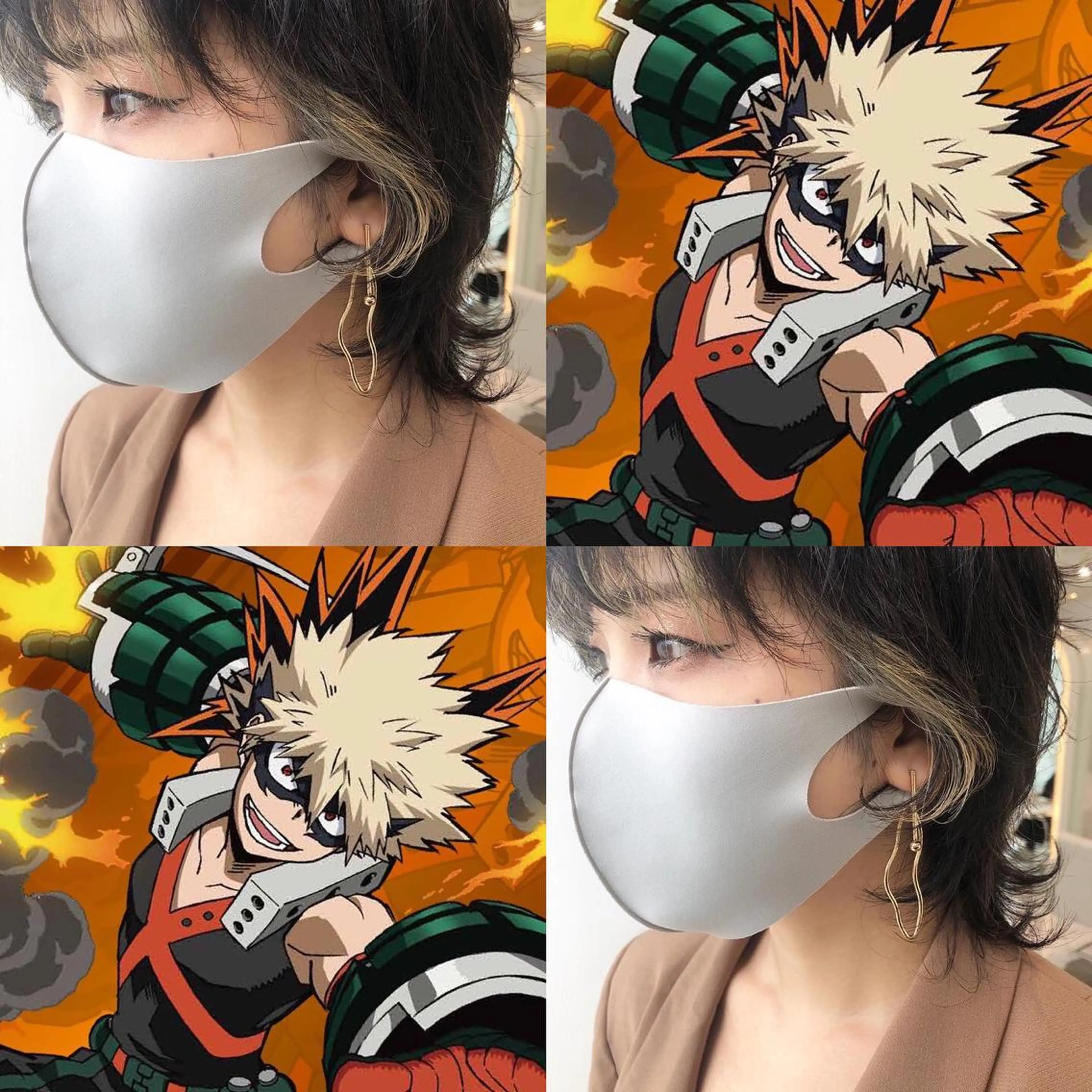 カラー ミストバング ベージュカラー ブリーチ デザインカラー イヤリングカラー 推しカラー✨ オタク美容師ユウカのヘアスタイル