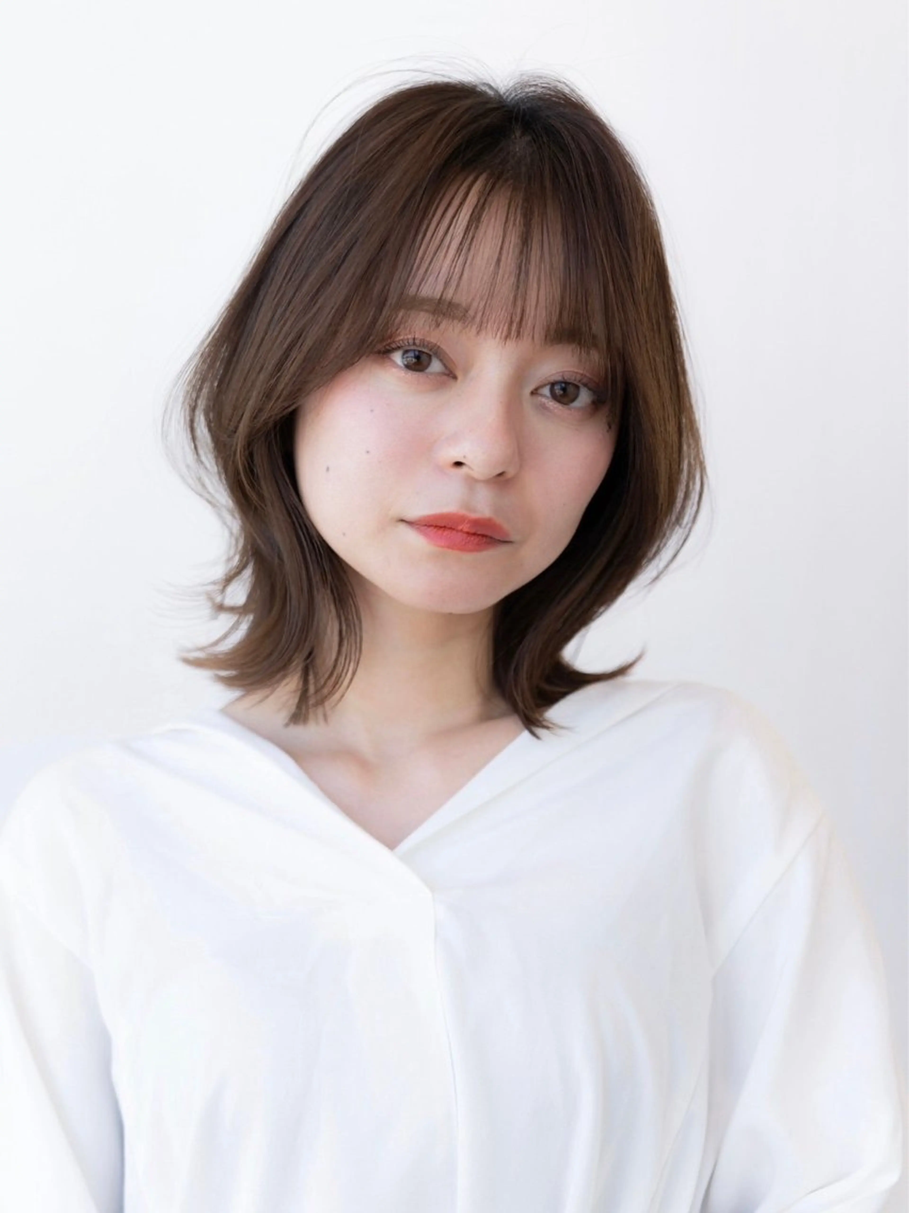 ミディアム カラー ✨髪質改善 縮毛矯正 艶髪 立川 コウキ✨のヘアスタイル