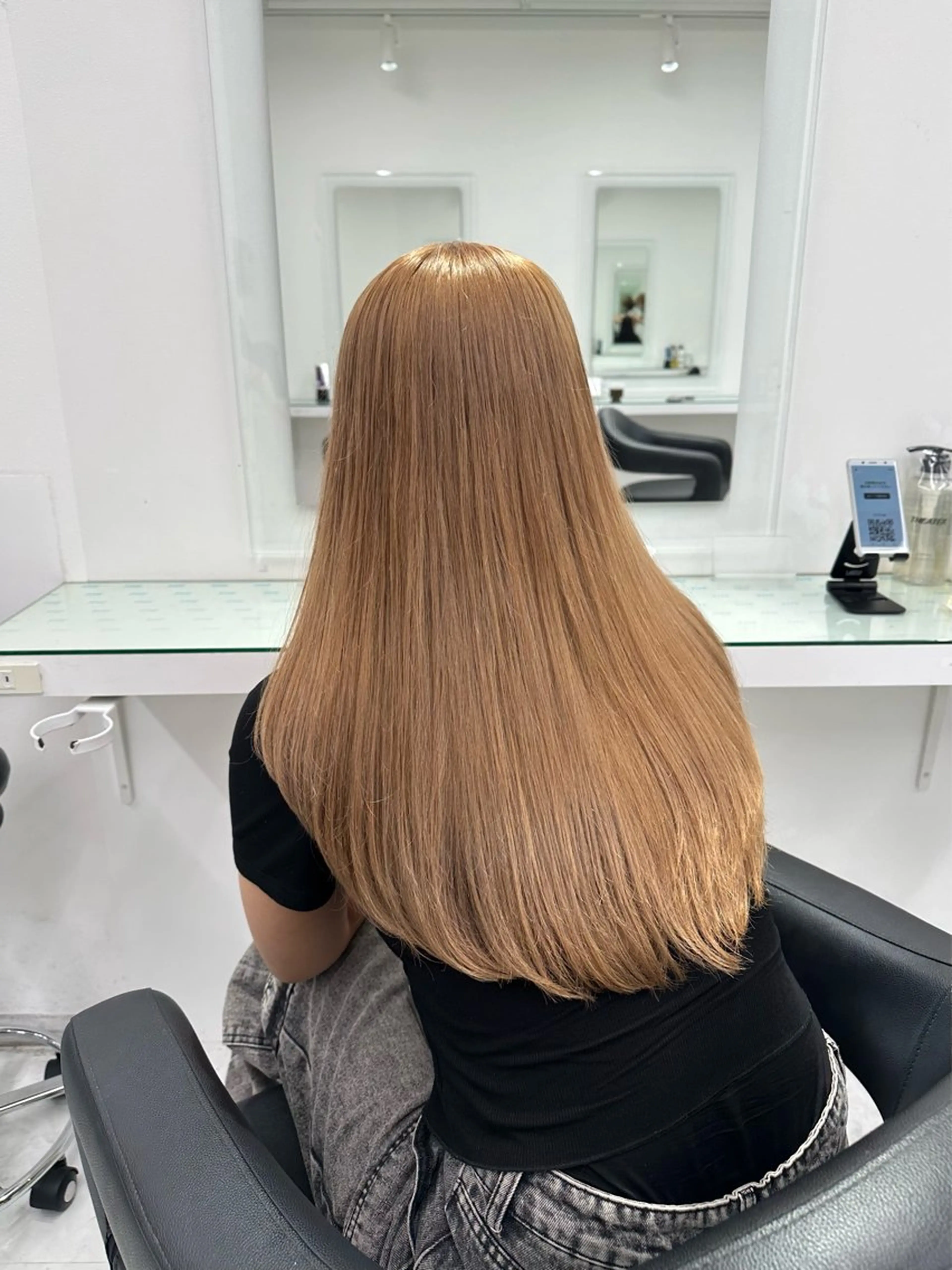 ロング カラー ヘアカラー トリートメント ヘッドスパ ヘアセット ❄最強かわいいカラー ❄️MINA❄️のヘアスタイル